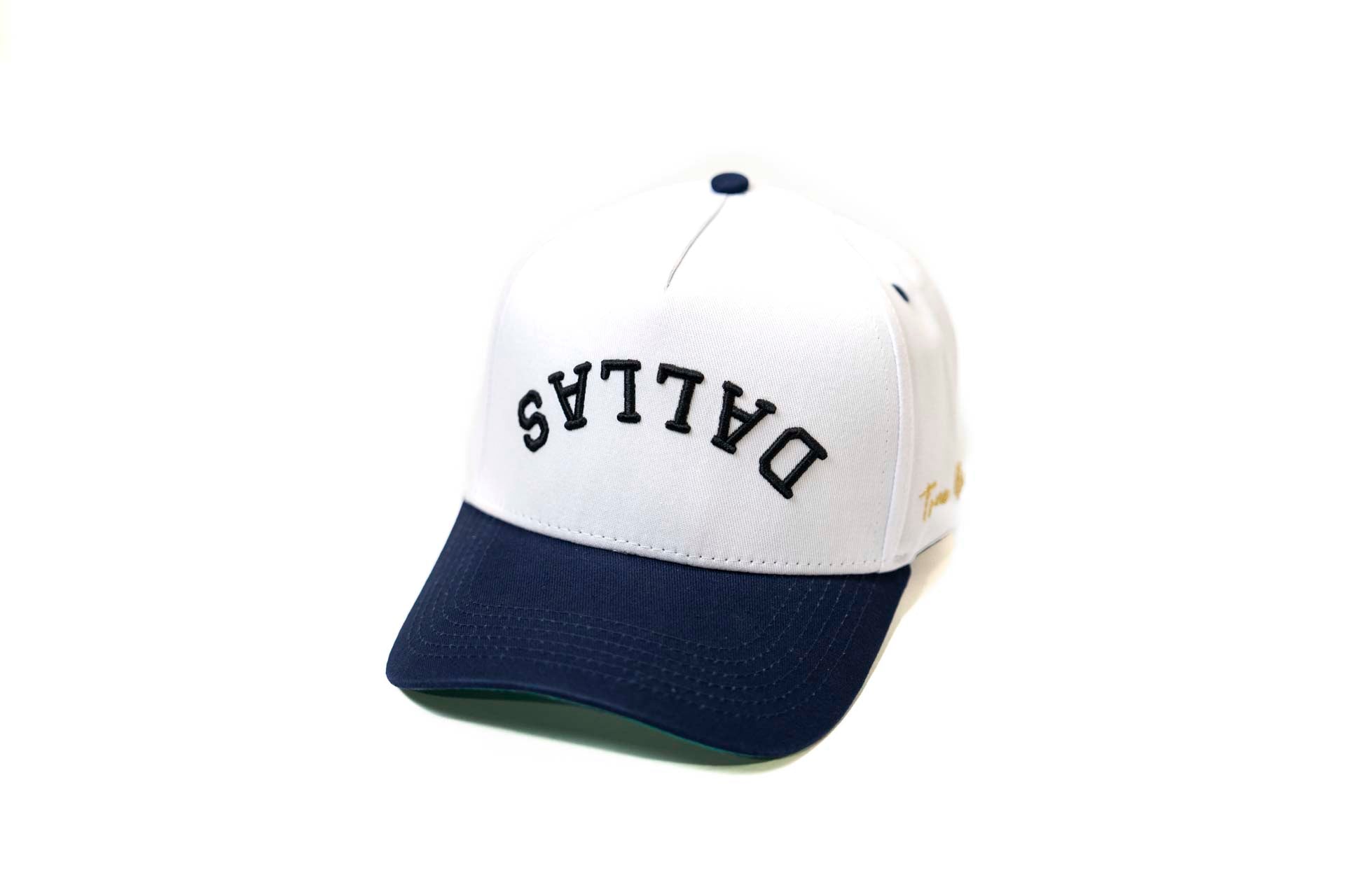 LC - Precurved Dallas snapback - NAVY / WHITE 2