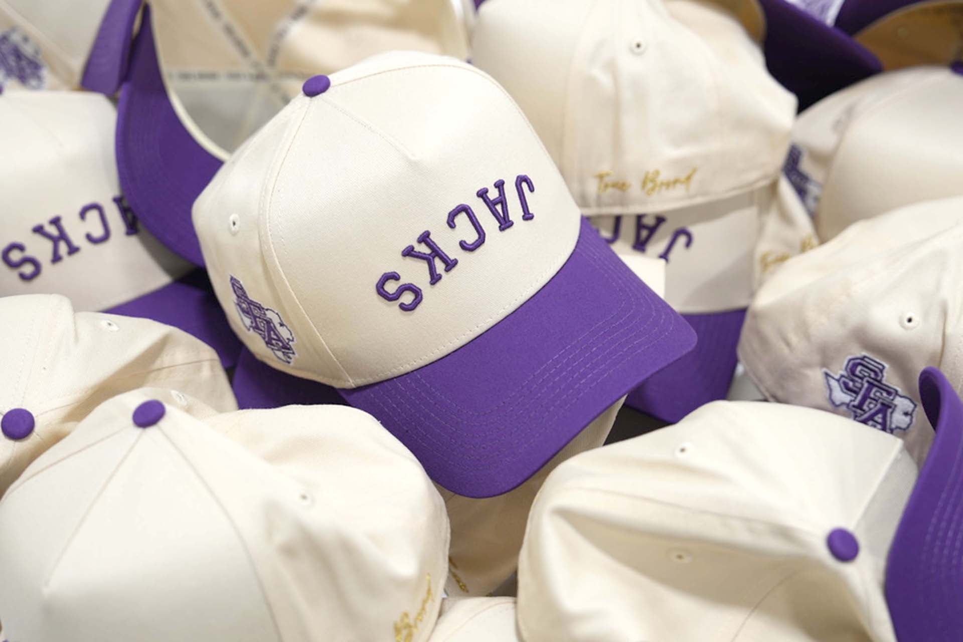 Stephen F. Austin - PURPLE / OFFWHITE (Jacks)