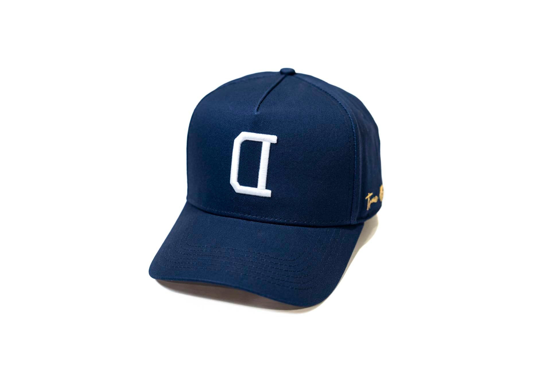 V2 Precurved snapback - NAVY / WHITE