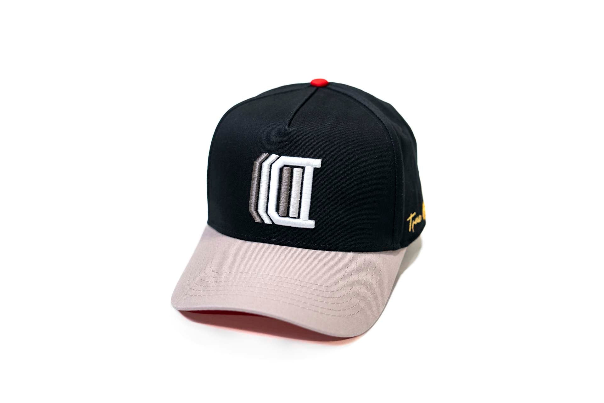 Inline D snapback - GRAY / BLACK reimagined