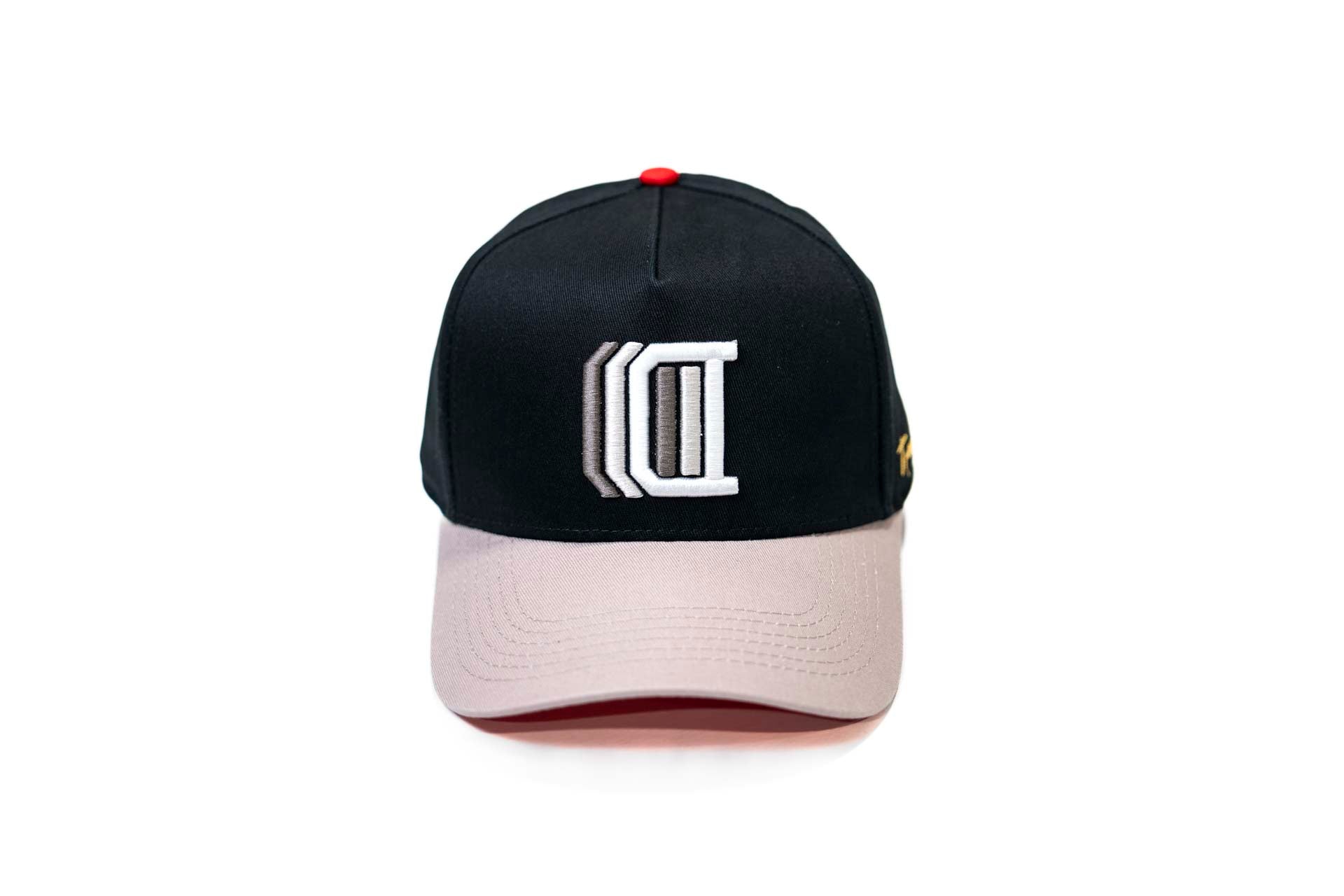 Inline D snapback - GRAY / BLACK reimagined