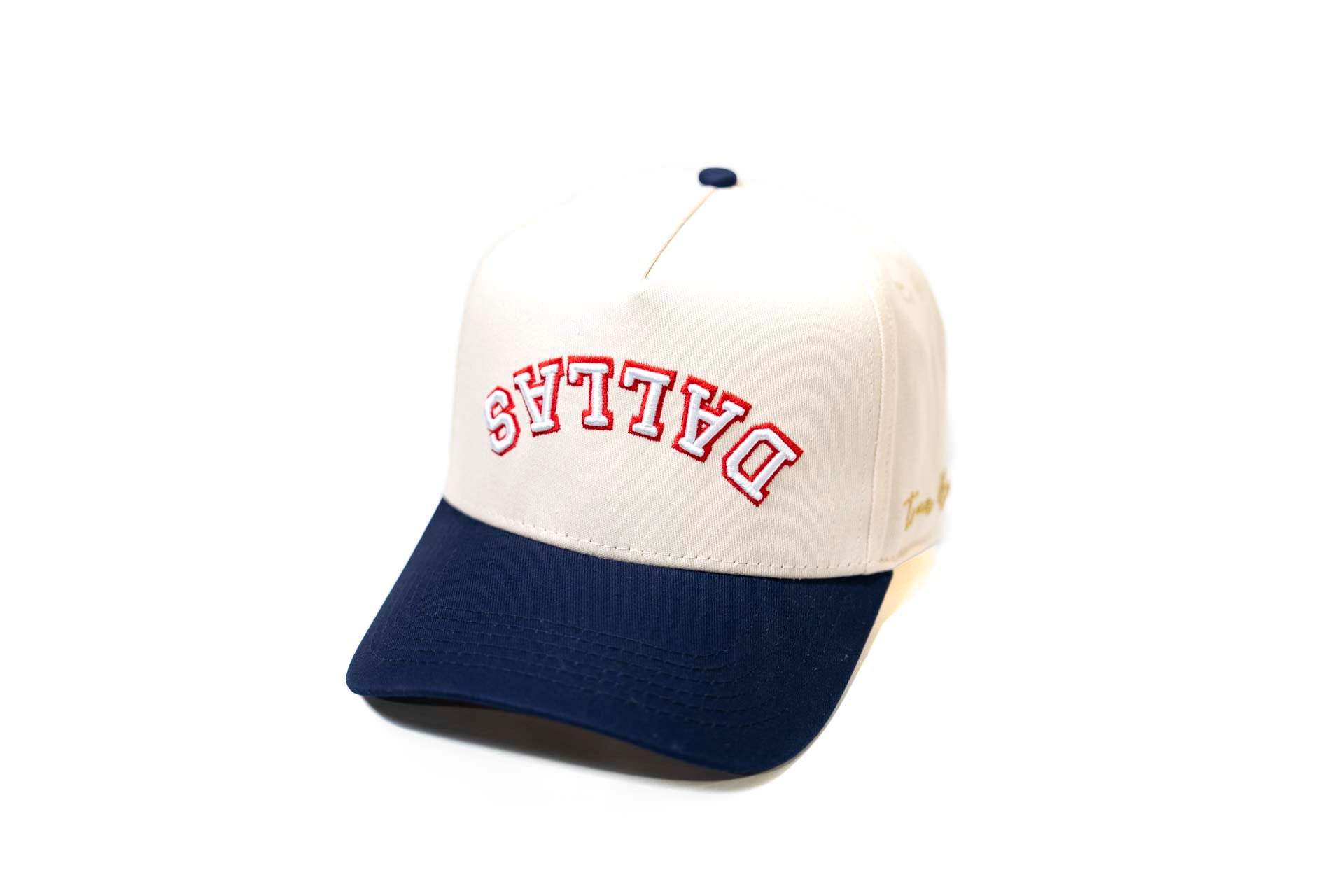 LC - OFFWHITE - NAVY w/ Red outline