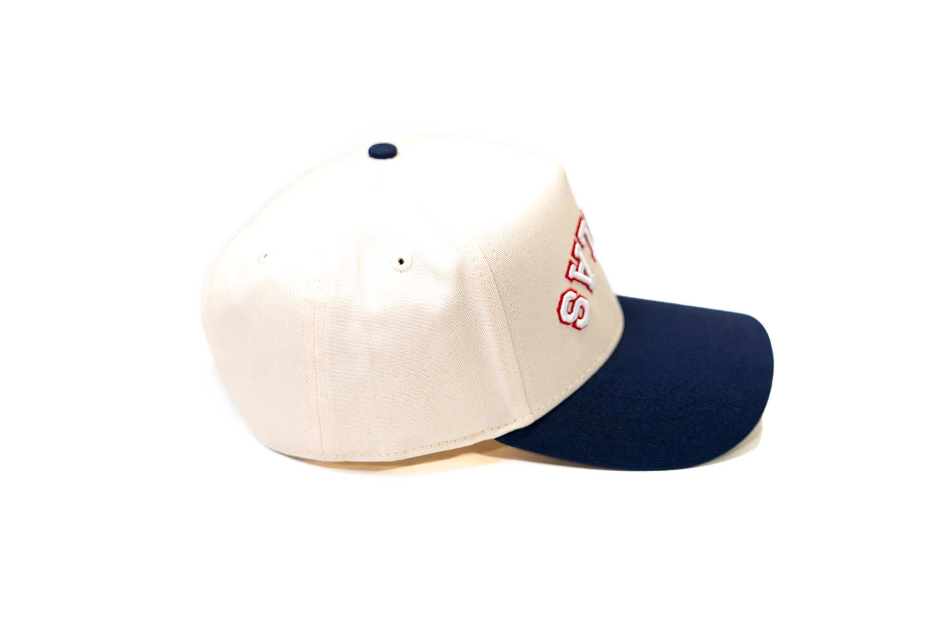 LC - OFFWHITE - NAVY w/ Red outline