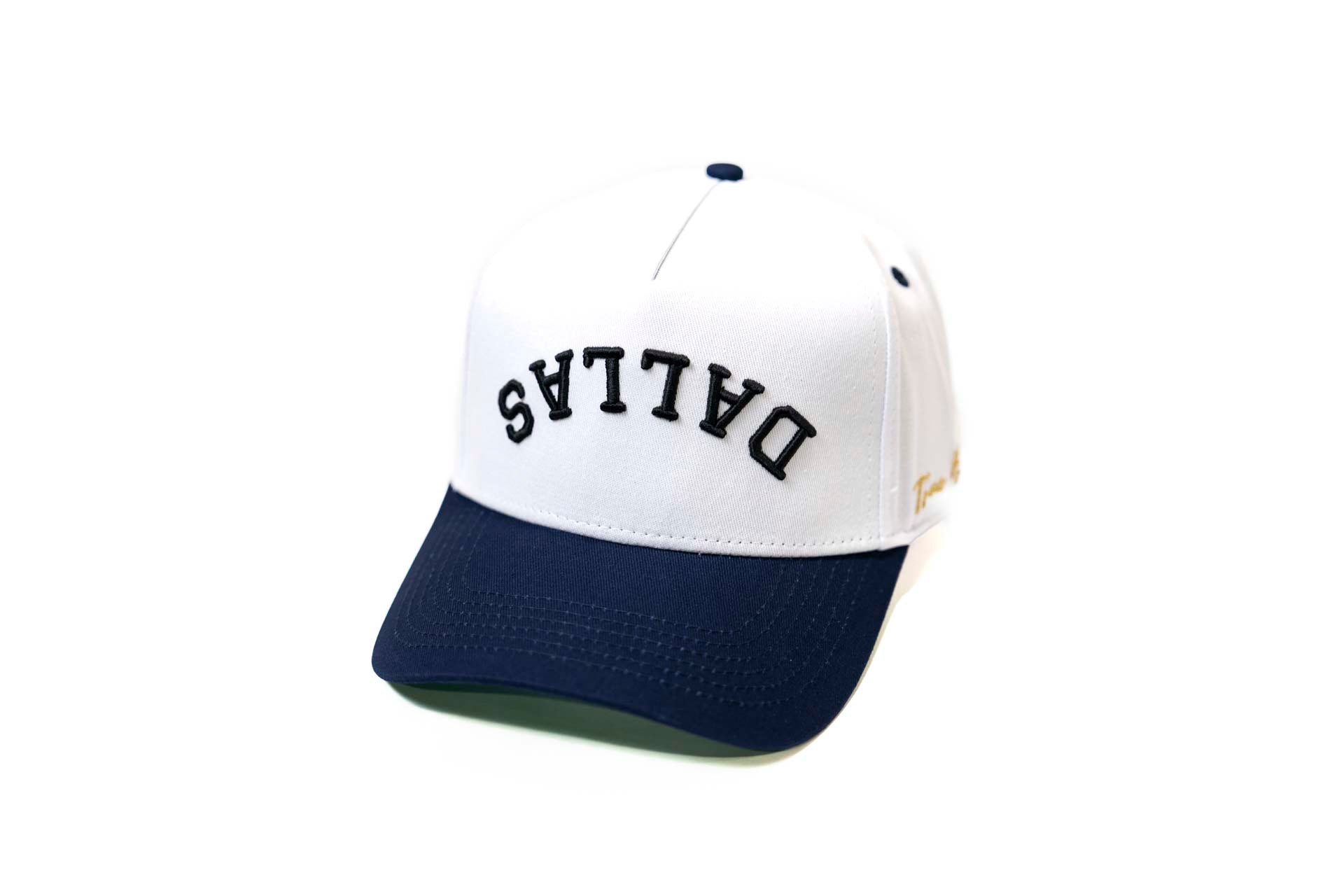 LC - Precurved Dallas snapback - NAVY / WHITE 3