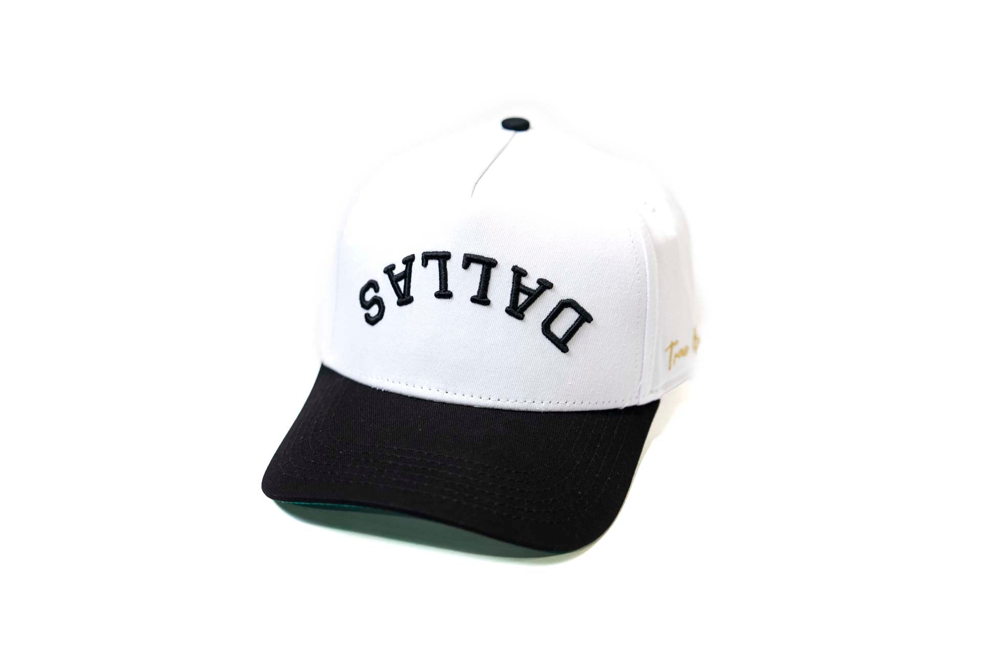 LC - Precurved Dallas snapback - BLACK / WHITE
