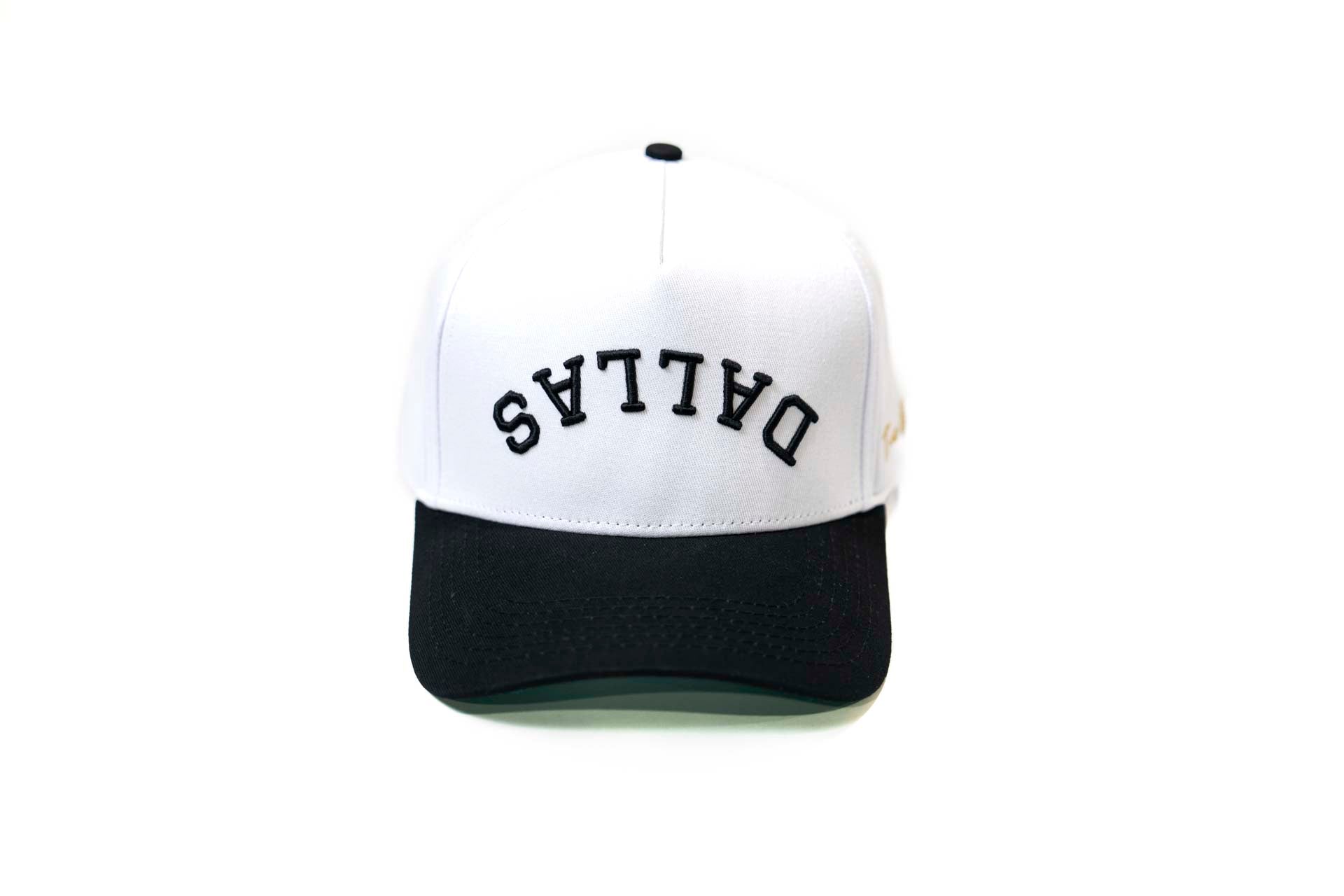 LC - Precurved Dallas snapback - BLACK / WHITE 2