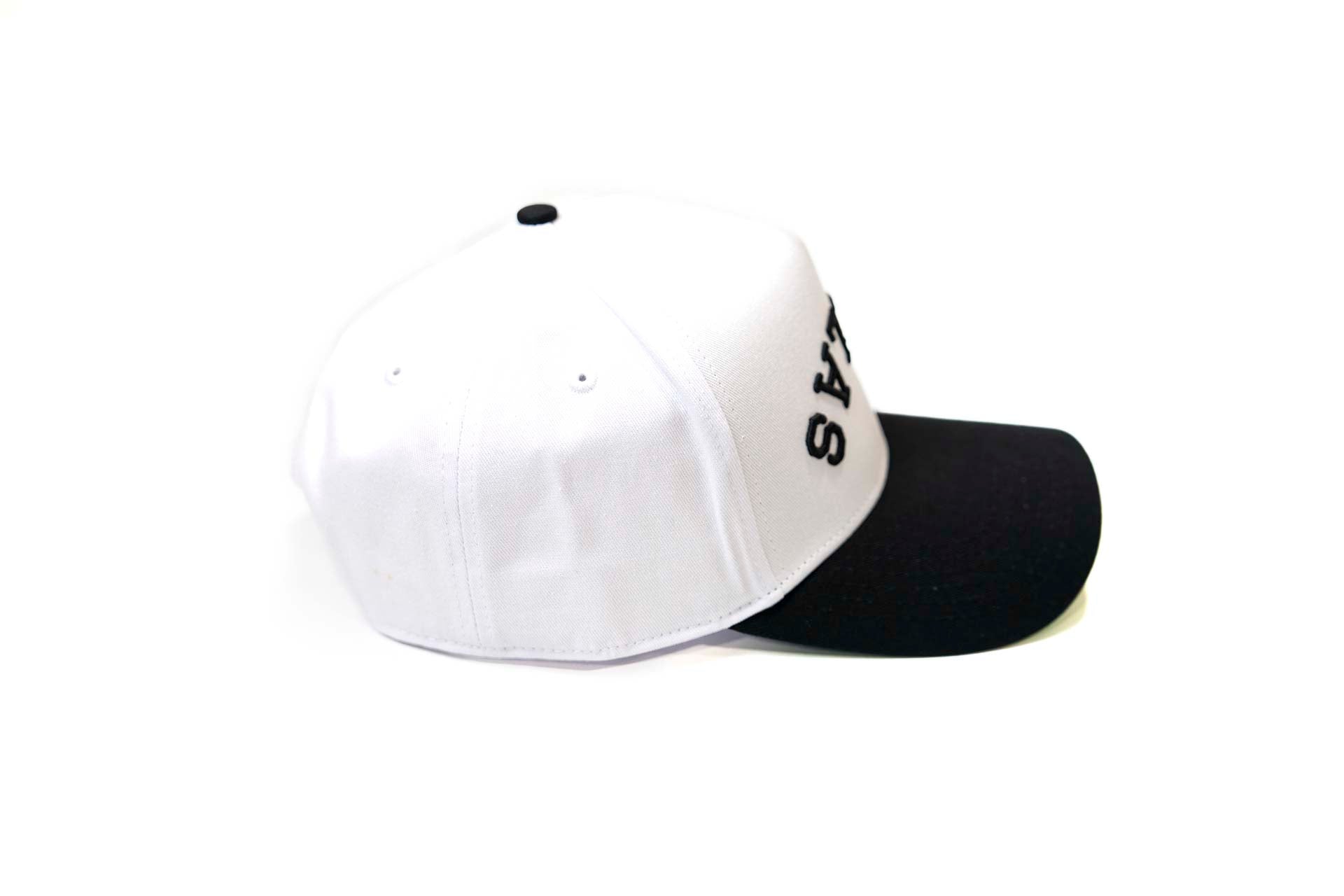 LC - Precurved Dallas snapback - BLACK / WHITE 2