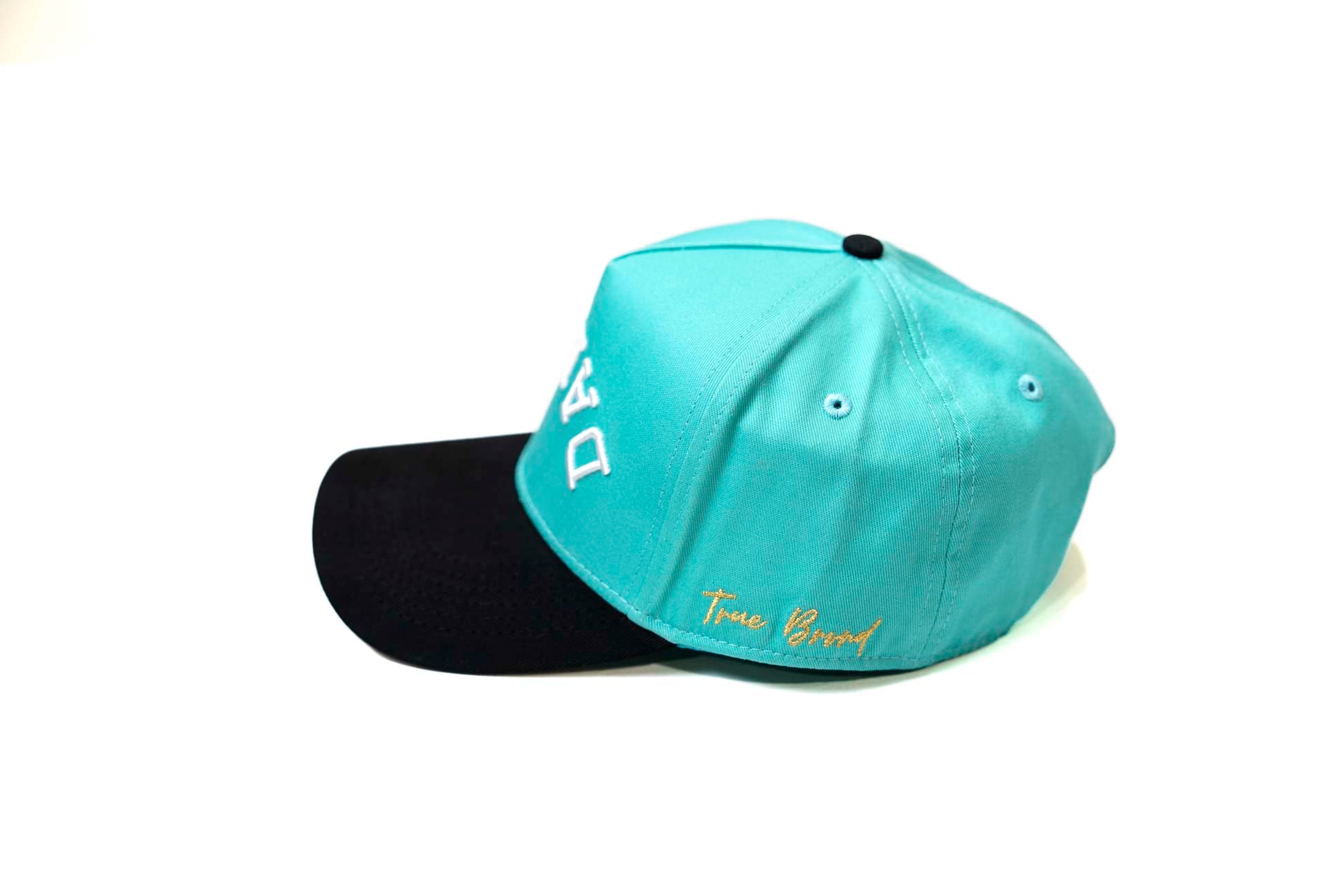 LC - Precurved Classic Dallas snapback - BLACK / CYAN