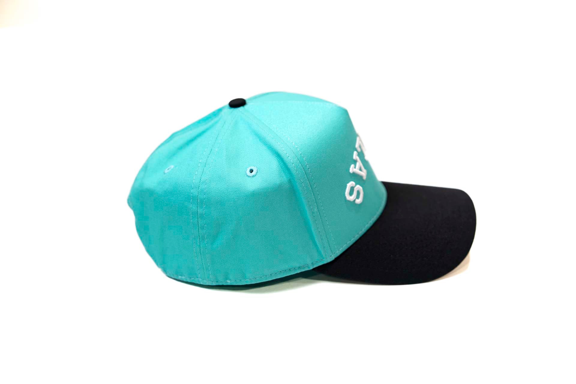 LC - Precurved Classic Dallas snapback - BLACK / CYAN