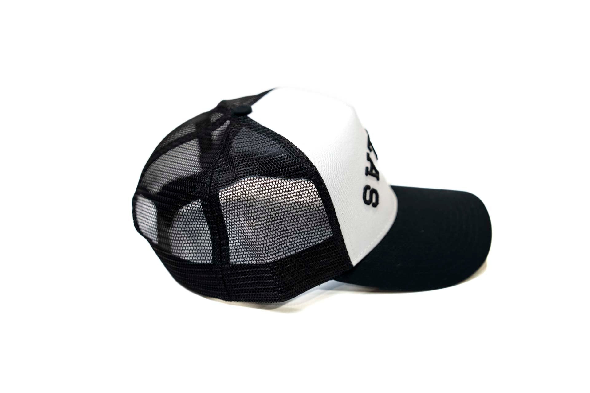 Trucker USD snapback - BLACK/WHITE