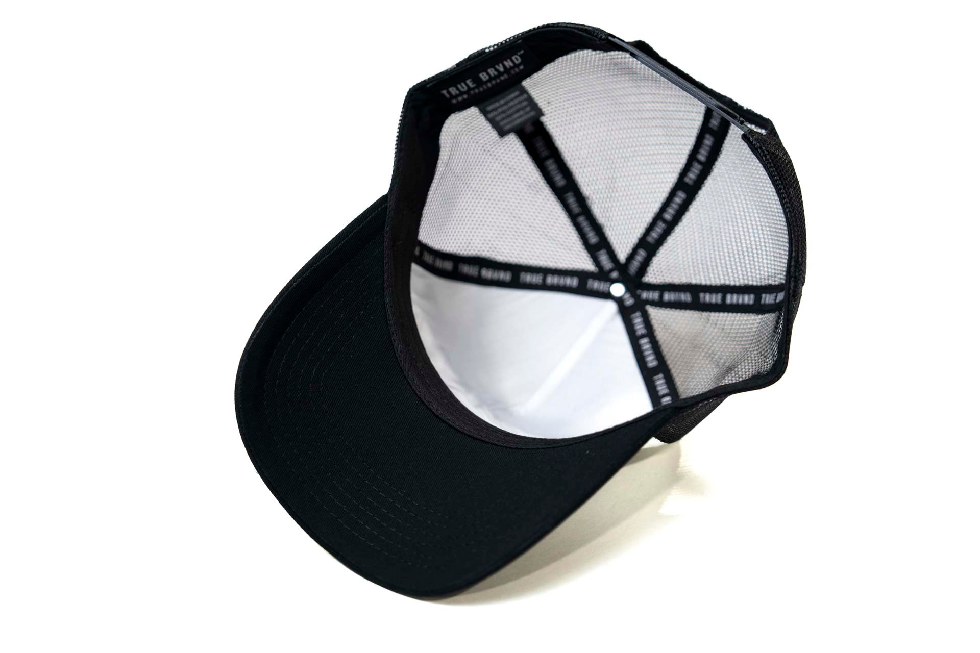 Trucker USD snapback - BLACK/WHITE