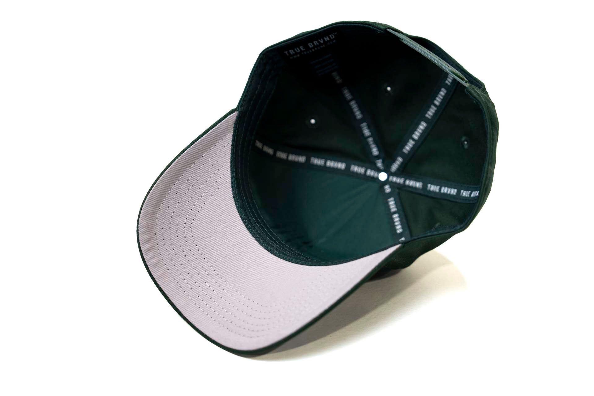Precurved Dallas snapback - FOREST GREEN (w/gold)