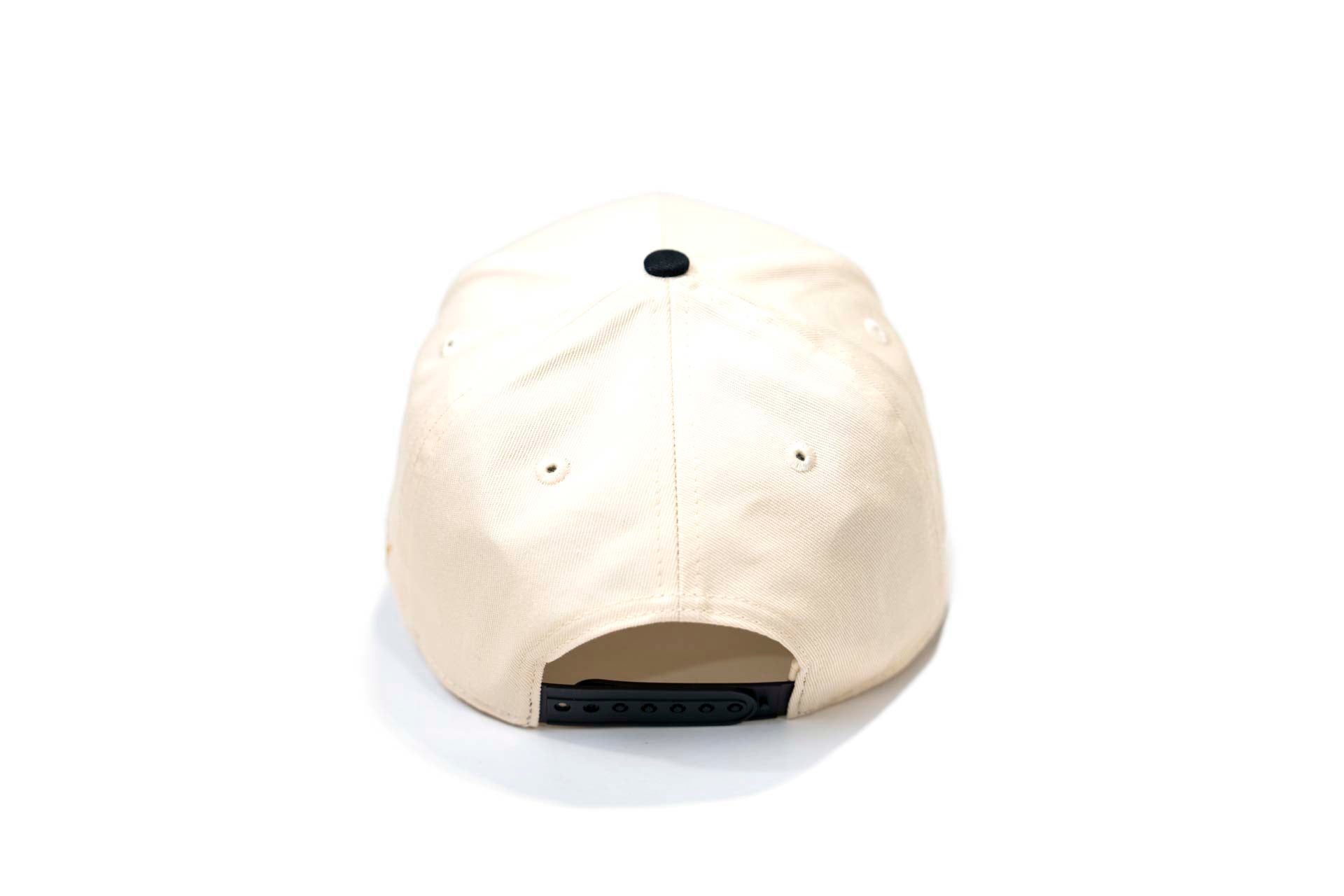Precurved Howdy snapback - BLACK / OFFWHITE (BIG HOWDY)