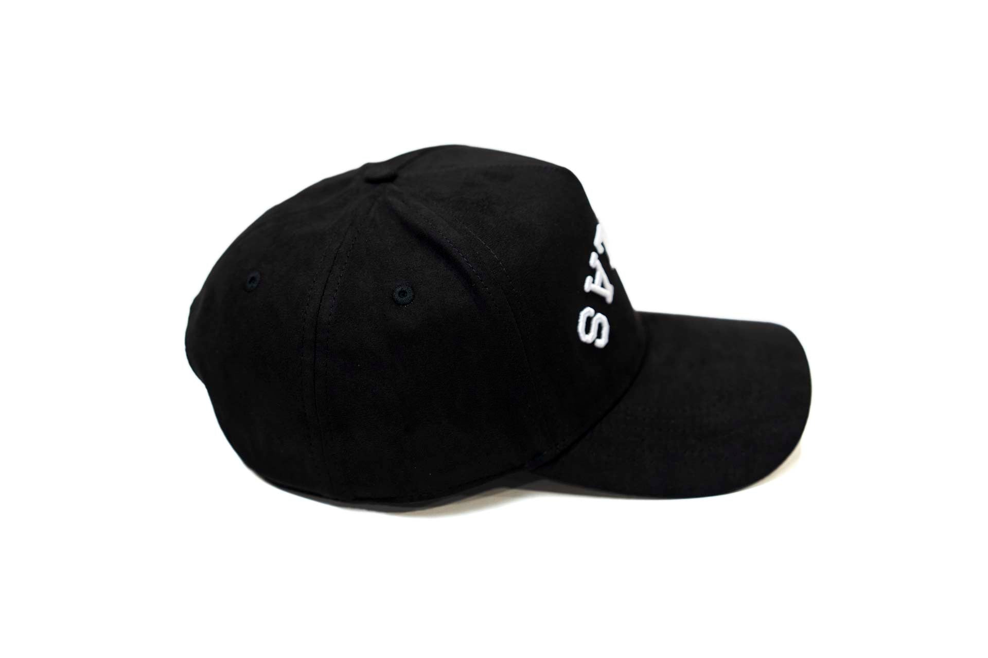 Suede snapback - BLACK