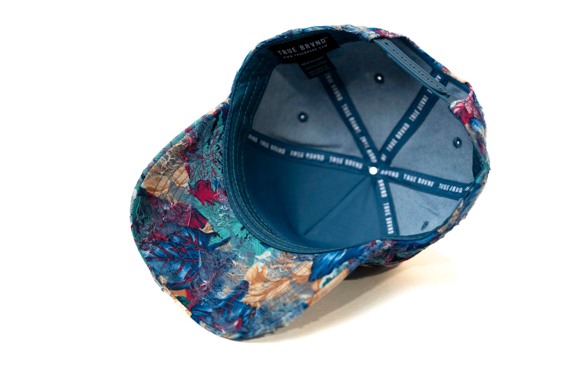 Floral distressed denim - MULTI-COLORED FLORAL