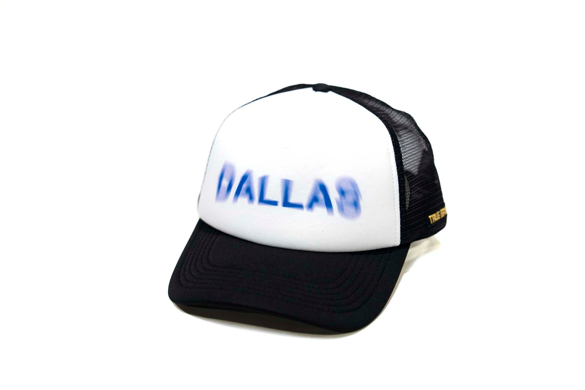Blurred Trucker snapback - BLACK / WHITE