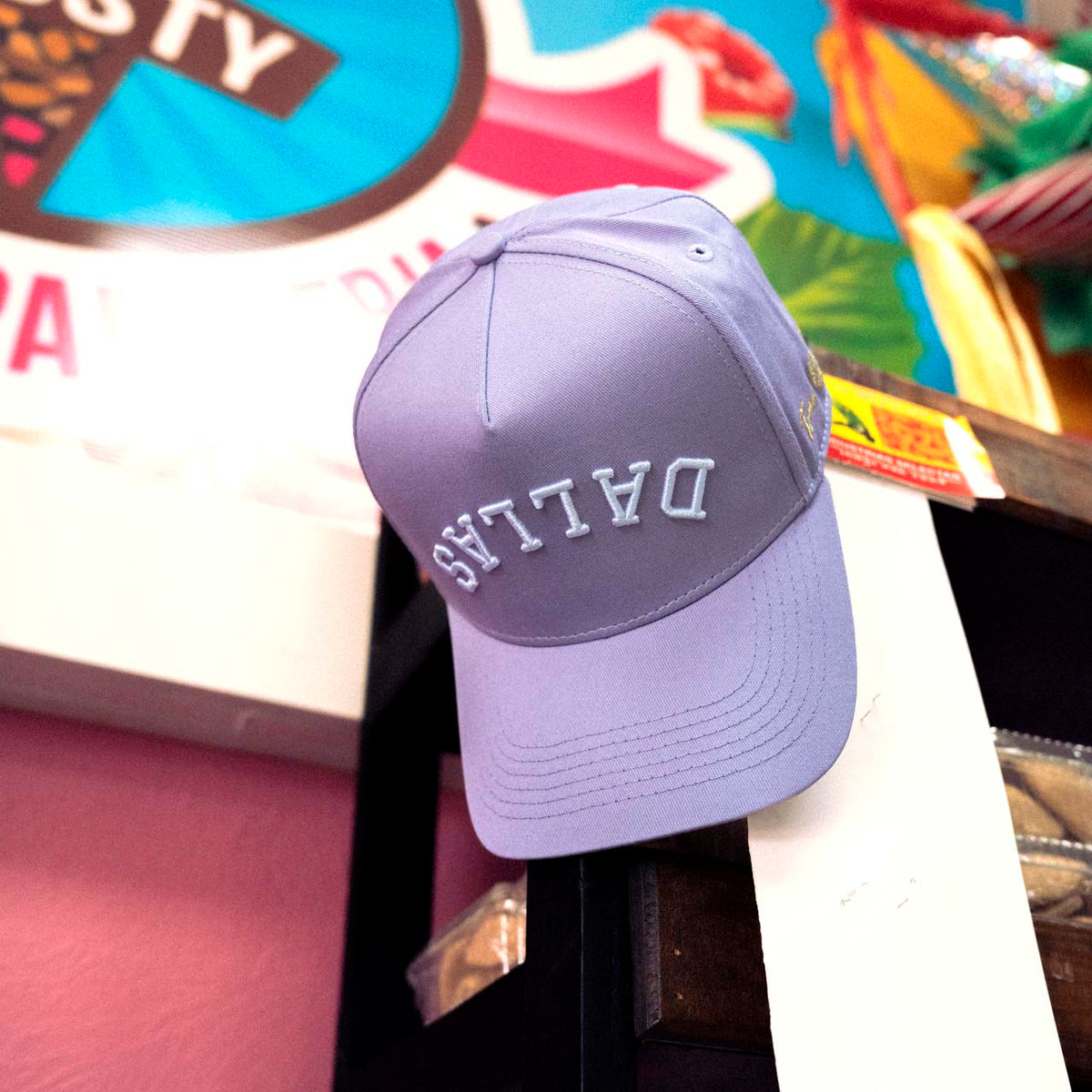 Upside Down Dallas Snapback - LAVENDER