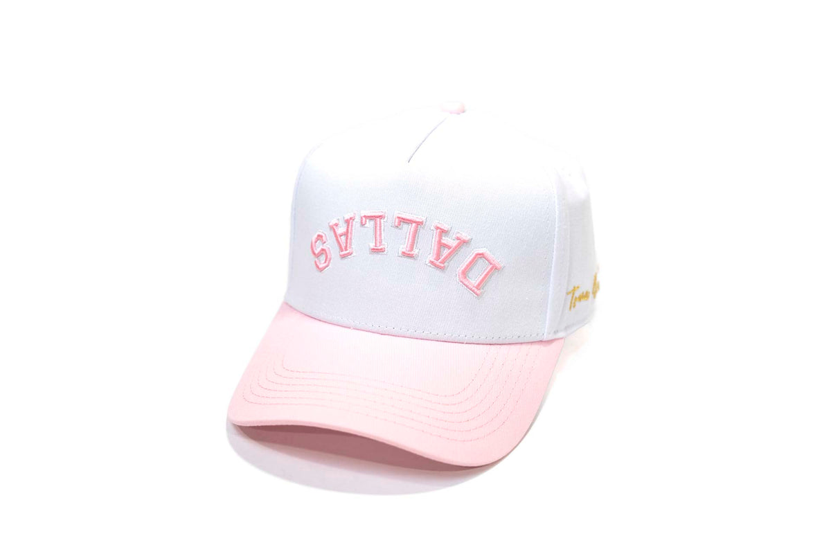 Precurved Dallas snapback - PINK / WHITE display picture 2