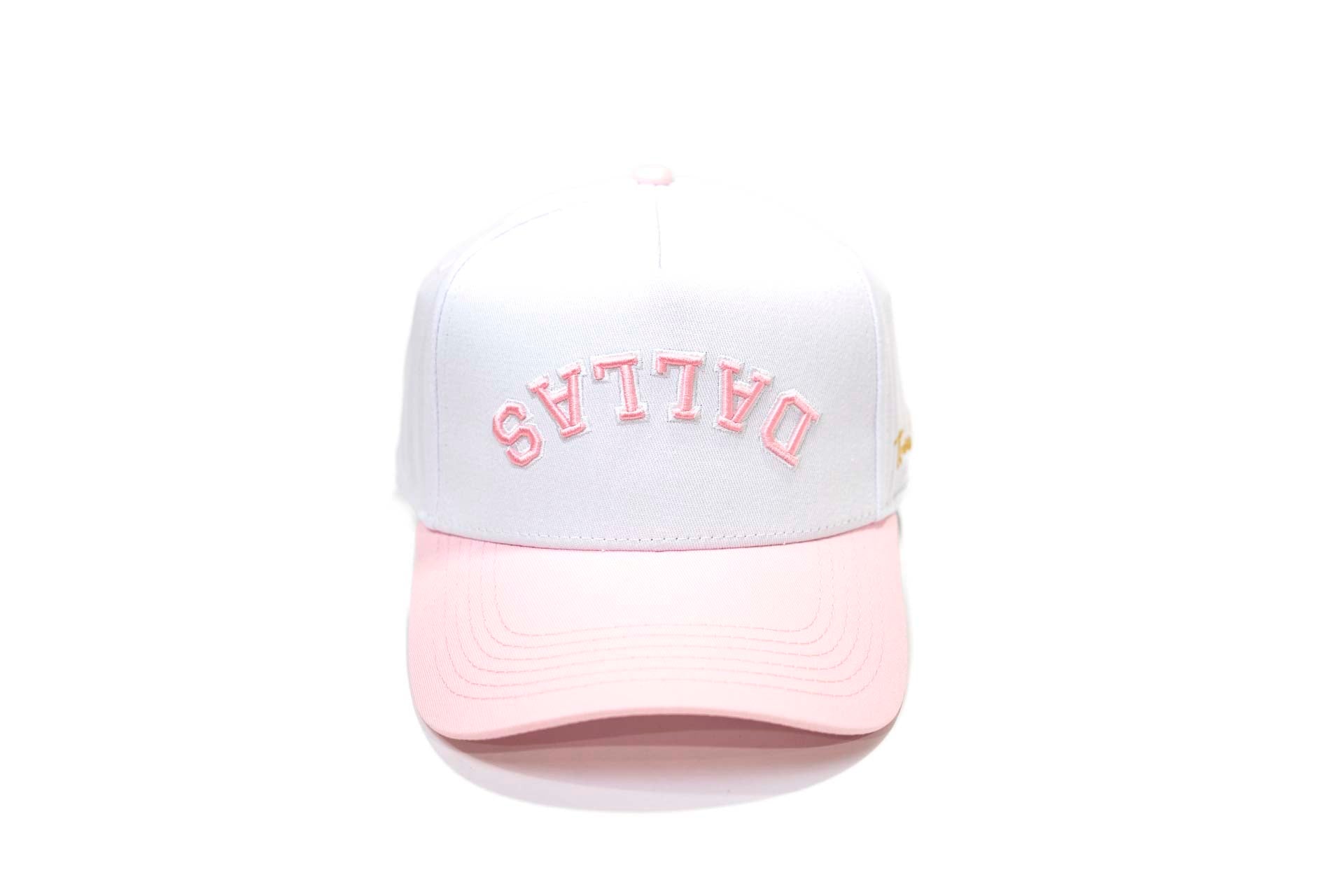 LC - Precurved Dallas snapback - PINK / WHITE