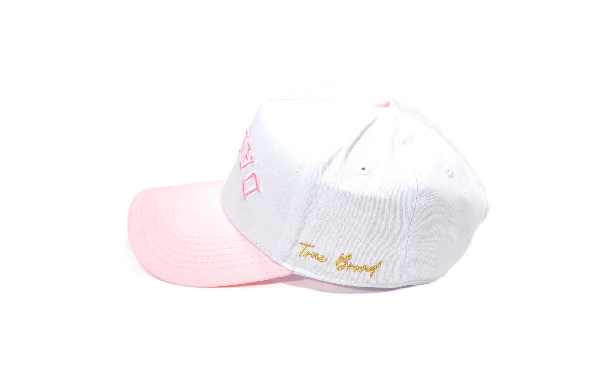 LC - Precurved Dallas snapback - PINK / WHITE