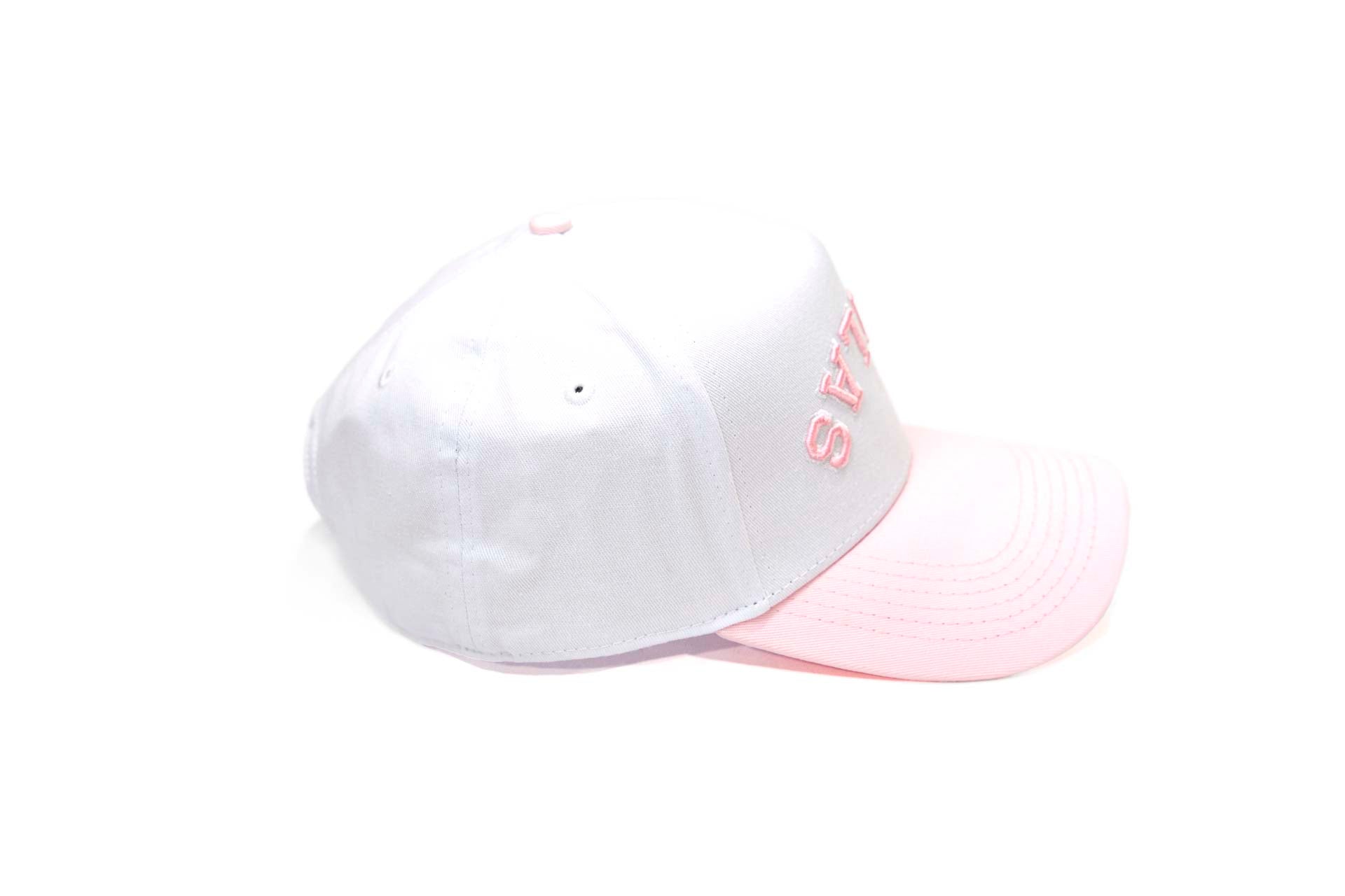 LC - Precurved Dallas snapback - PINK / WHITE