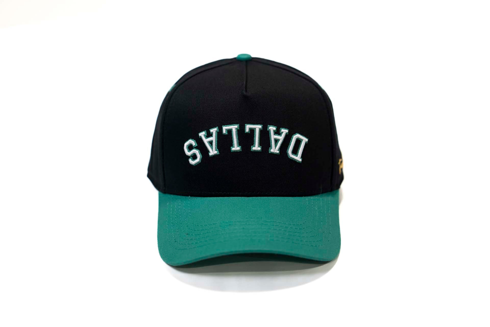 Precurved Dallas snapback - EUCALYPTUS / BLACK