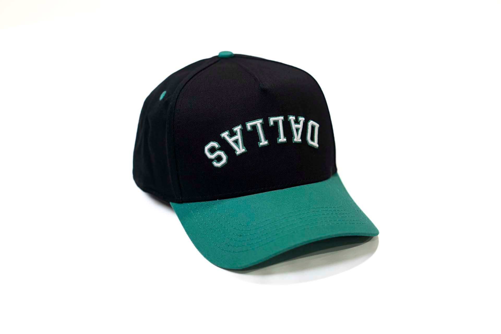 Precurved Dallas snapback - EUCALYPTUS / BLACK