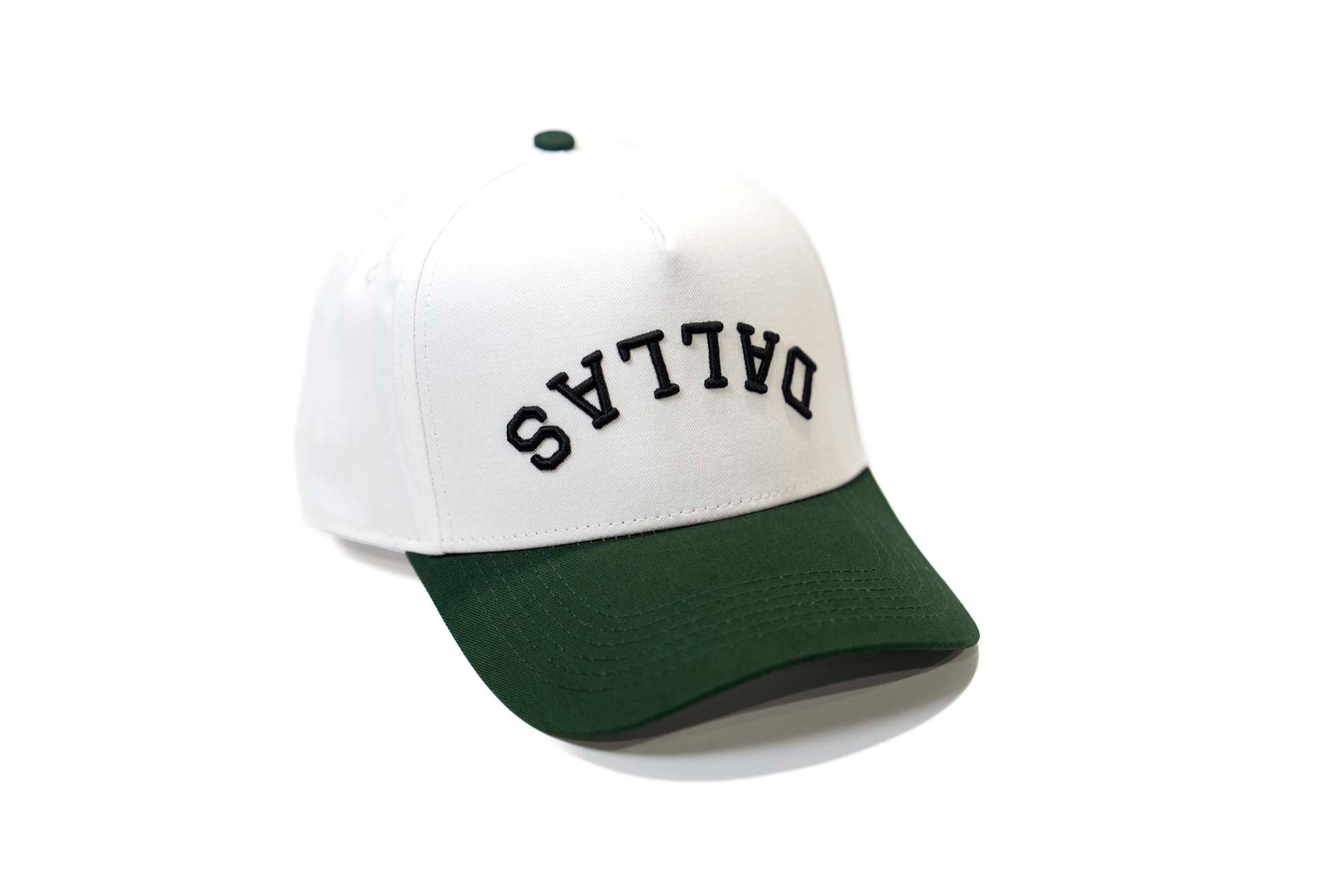 Precurved Dallas snapback - FOREST GREEN / WHITE