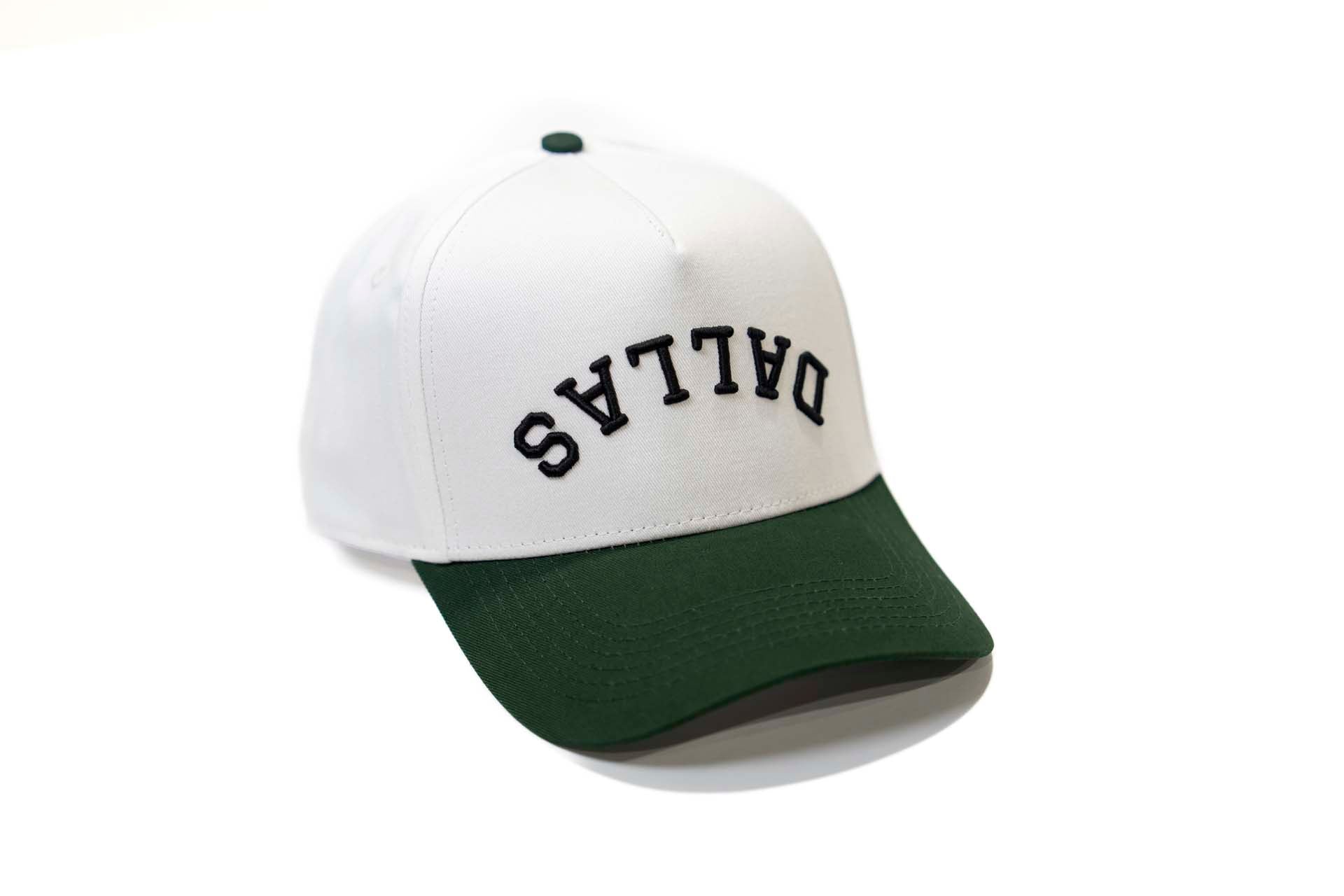 Precurved Dallas snapback - FOREST GREEN / WHITE