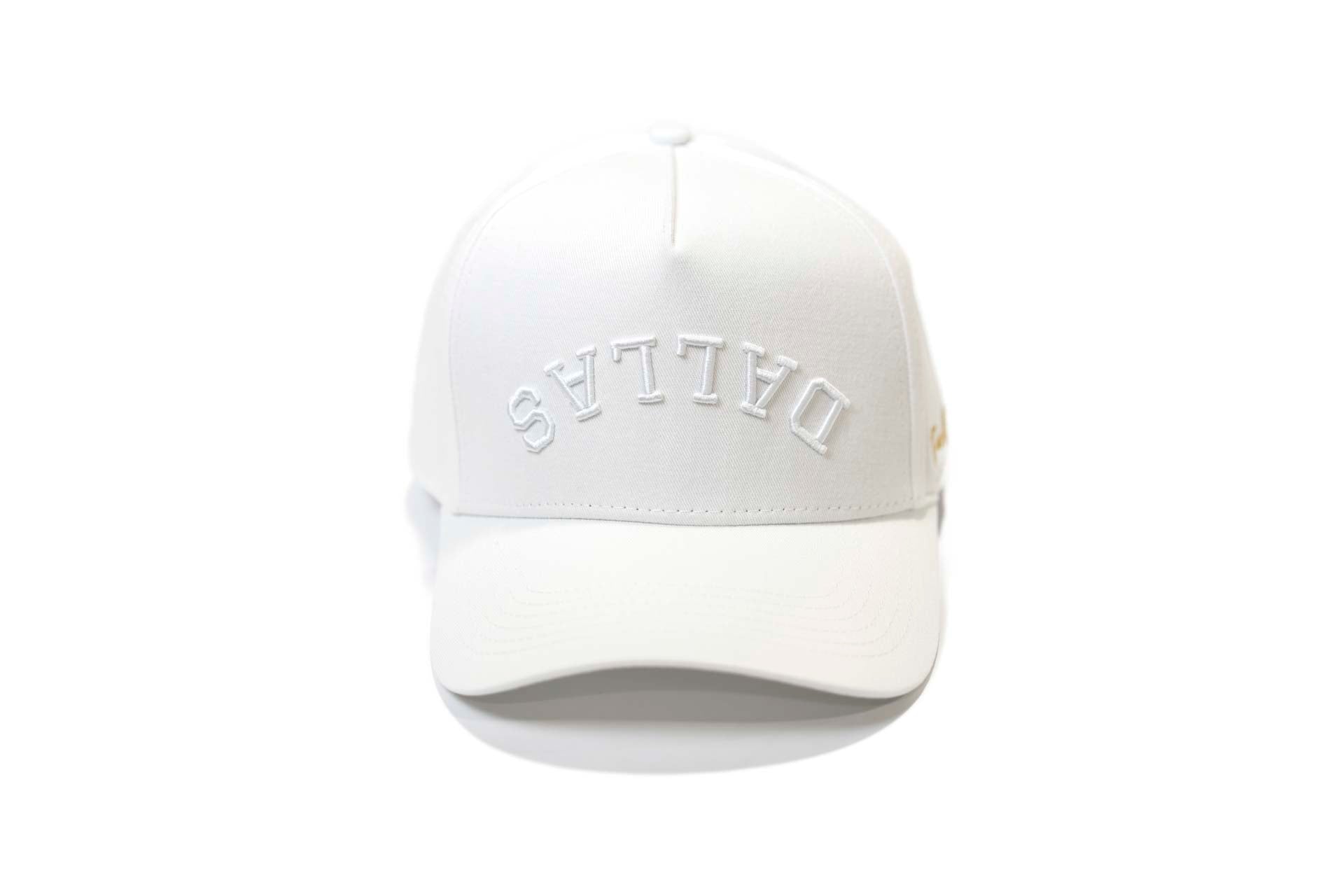 Precurved Dallas snapback - TONAL WHITE