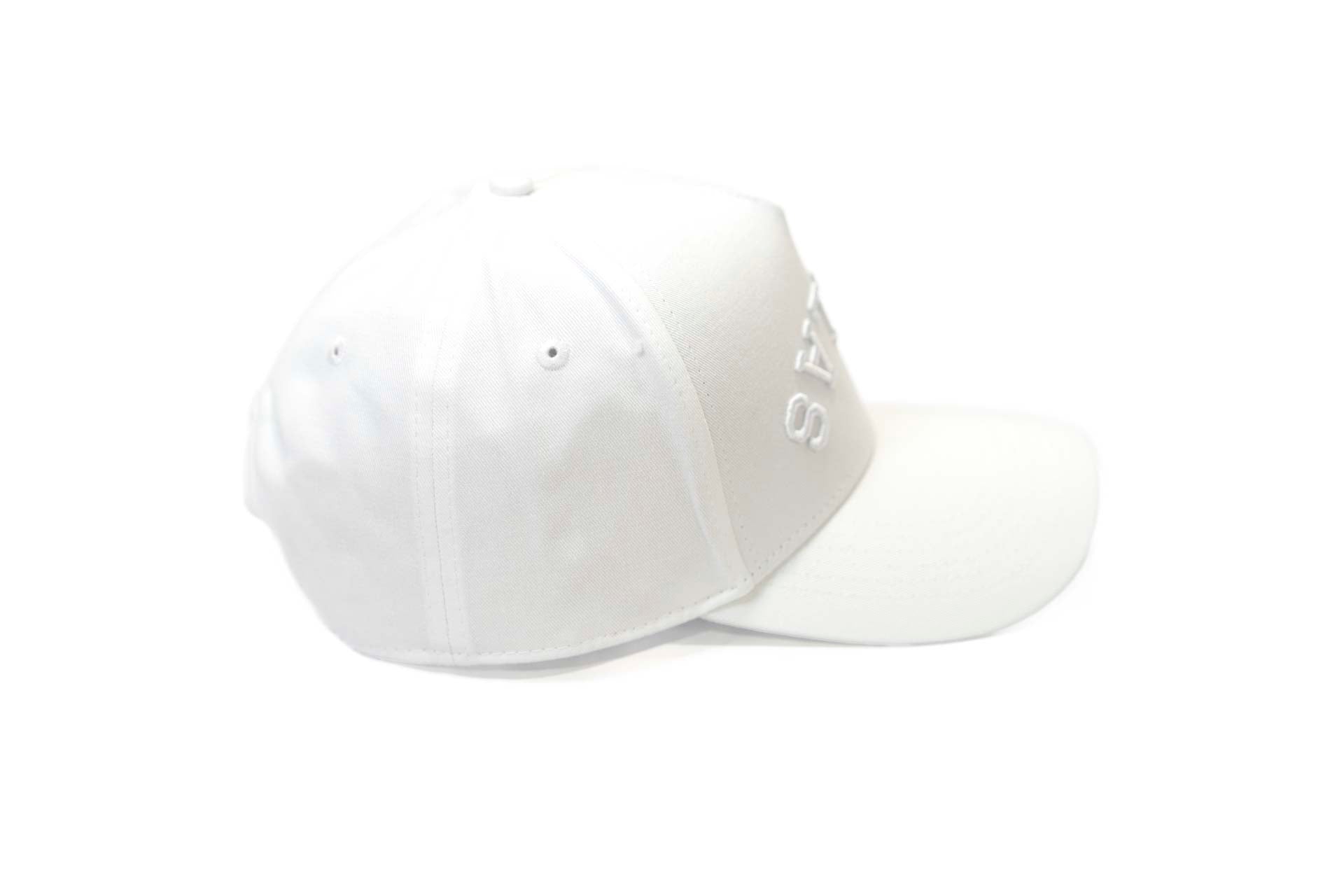 Precurved Dallas snapback - TONAL WHITE