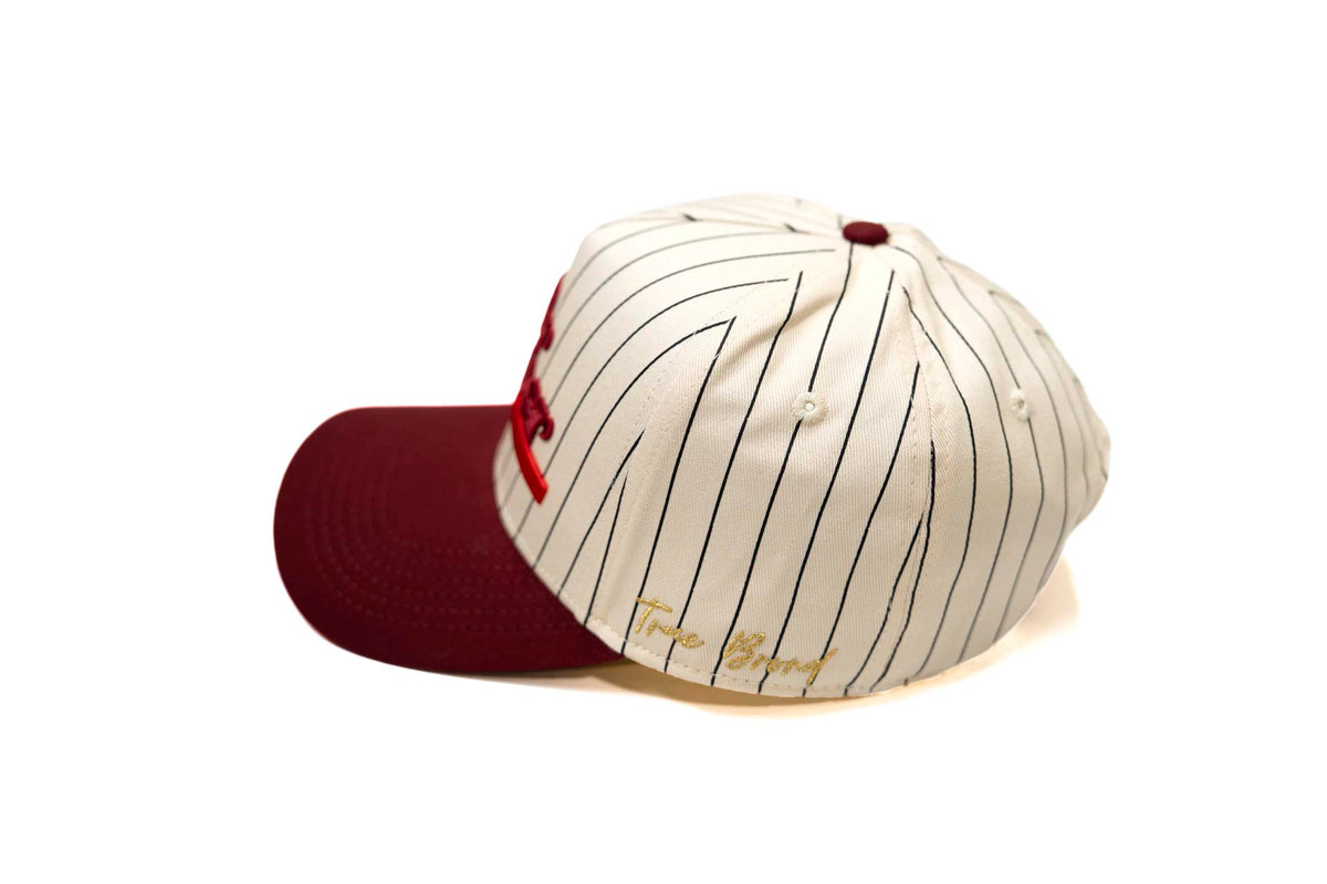 DR PEPPER X TRUE BRVND - MAROON / OFFWHITE (PINSTRIPE)