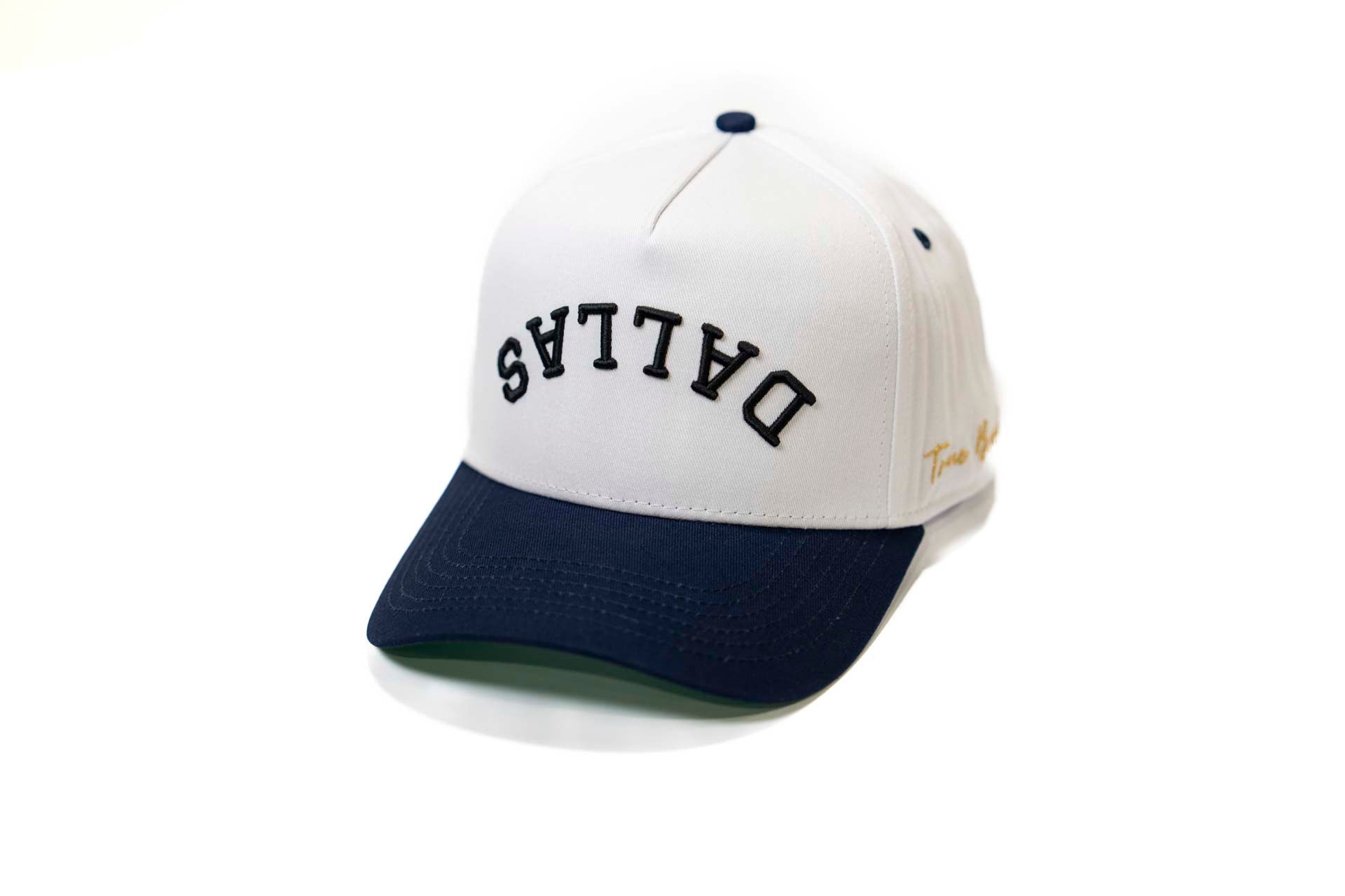 Precurved Dallas snapback - NAVY / WHITE