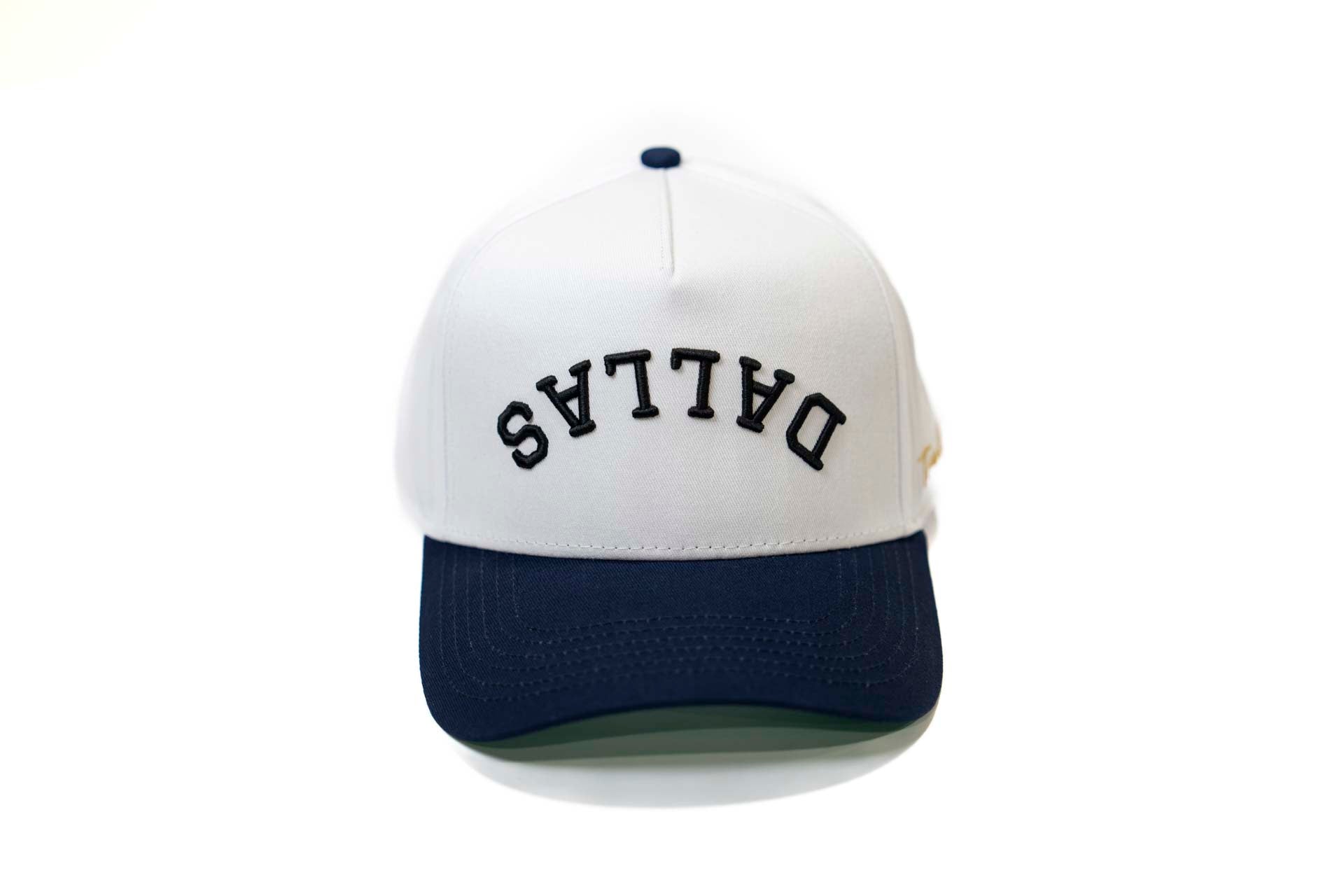 Precurved Dallas snapback - NAVY / WHITE
