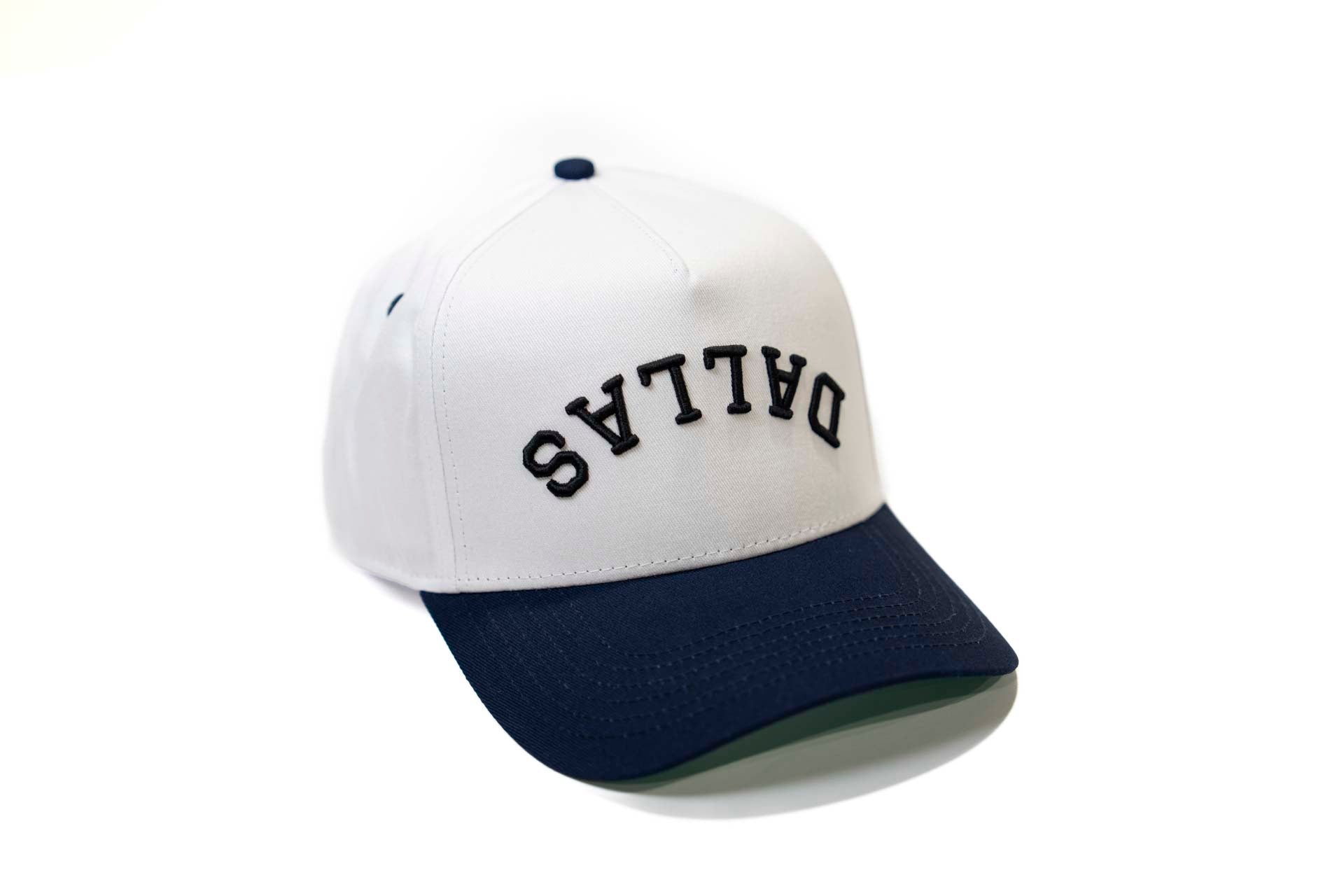Precurved Dallas snapback - NAVY / WHITE