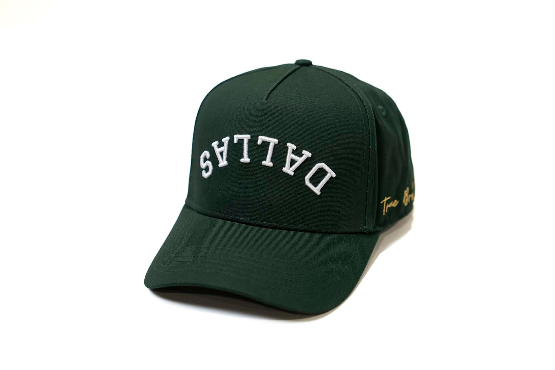 Upside Down Dallas snapback Forest Green