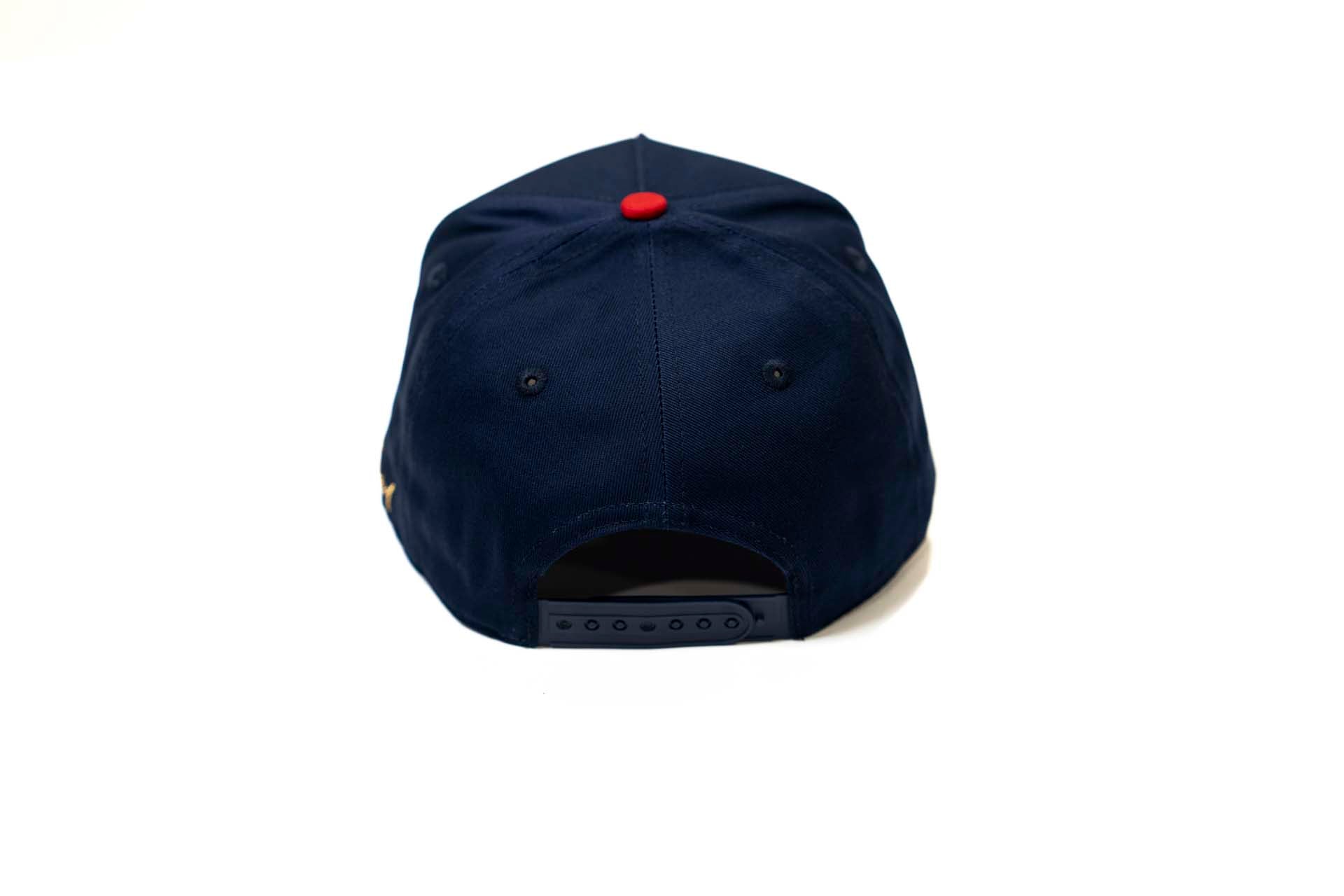 Precurved Dallas snapback - RED / NAVY