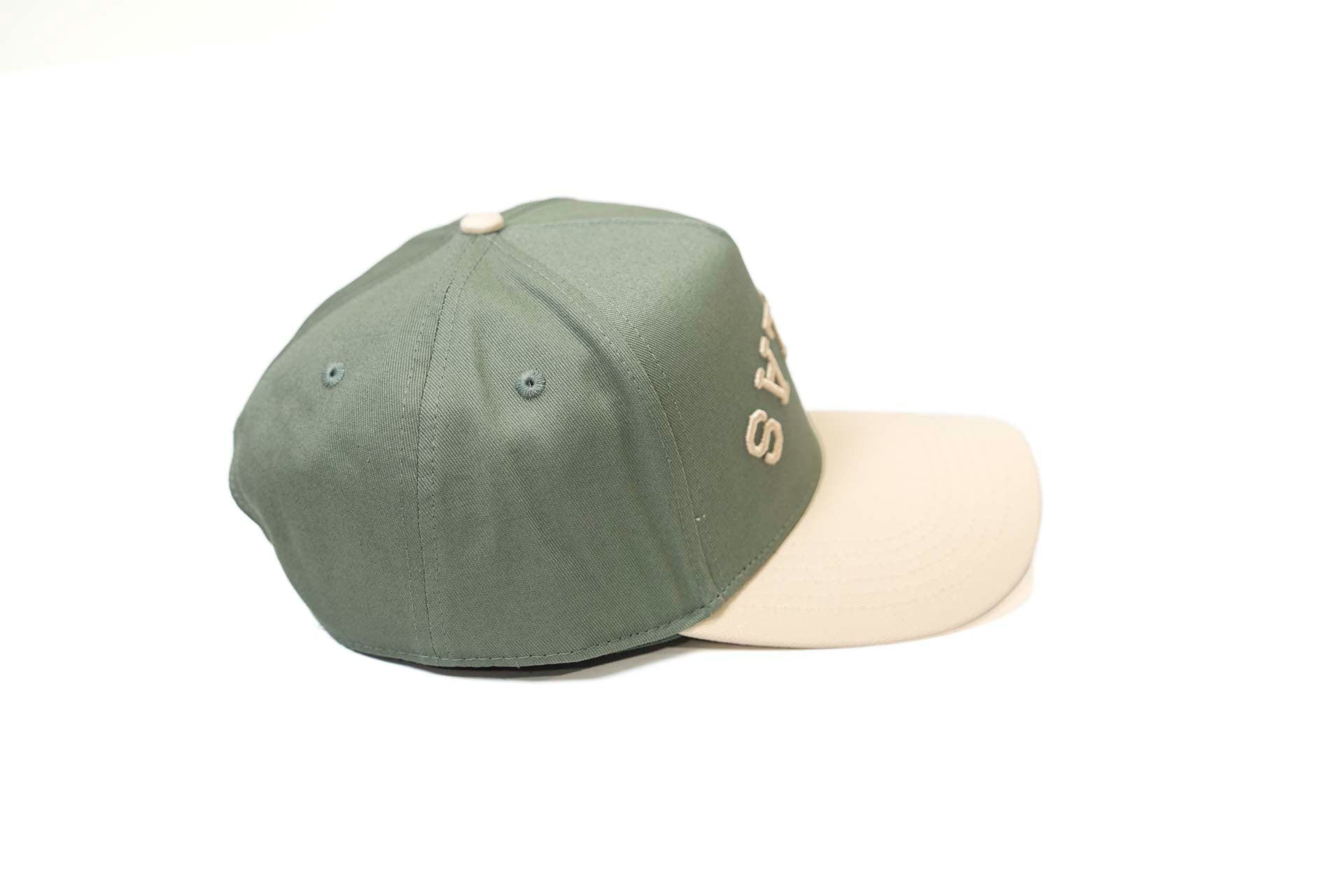 Precurved Dallas snapback - OFFWHITE / SAGE