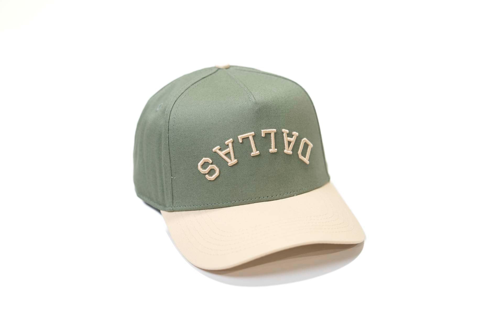 Precurved Dallas snapback - OFFWHITE / SAGE