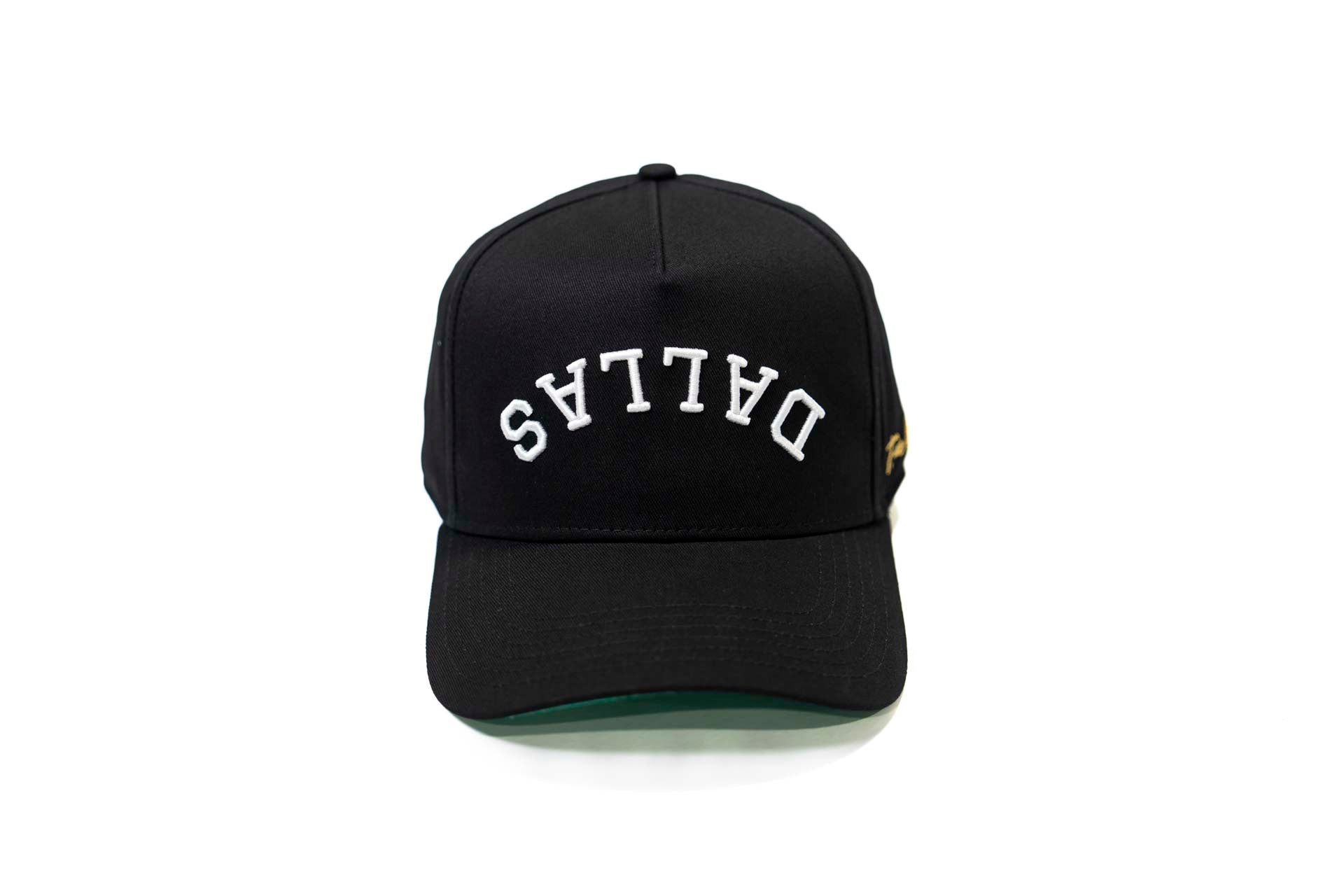 Precurved Dallas snapback - CLASSIC BLACK