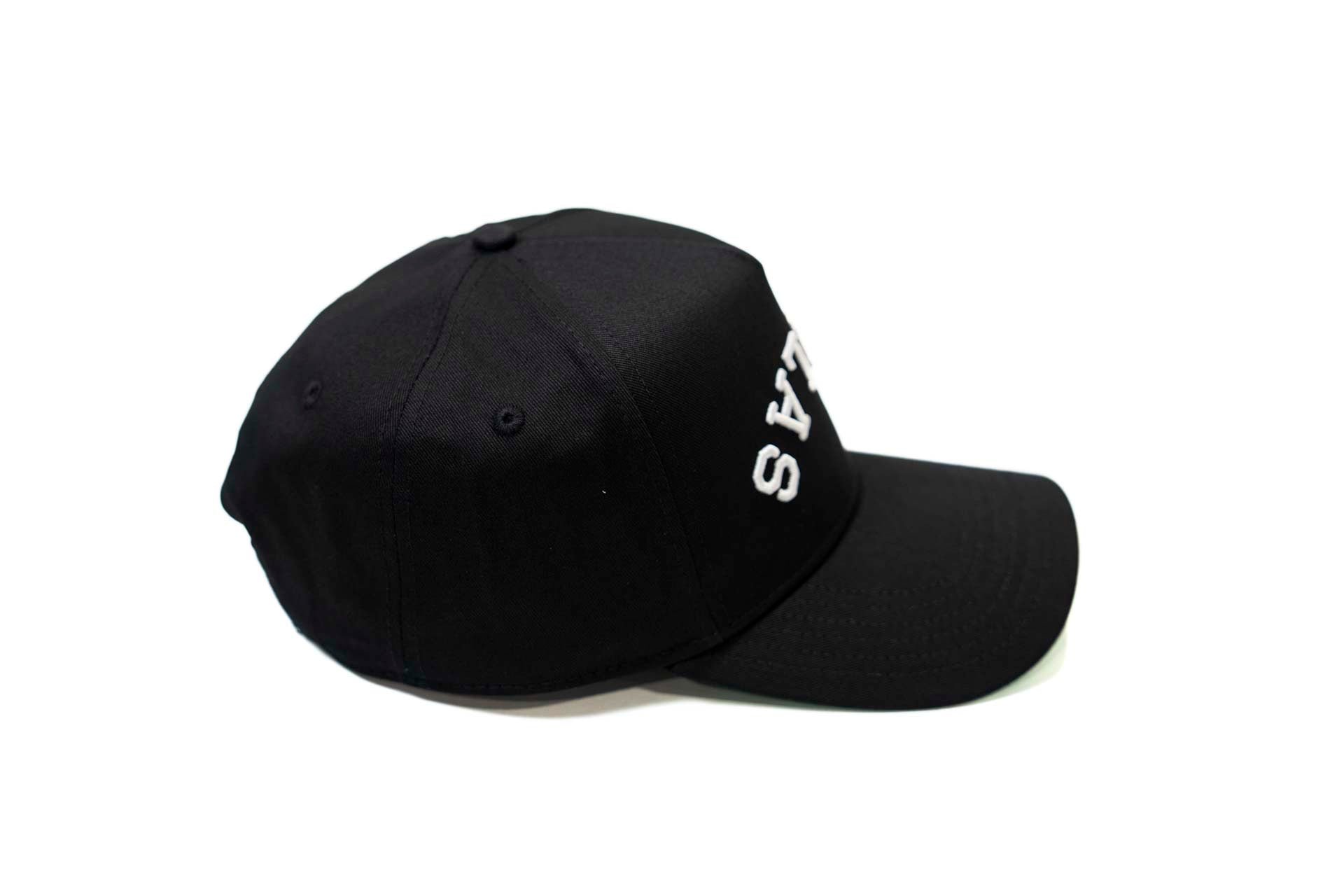 Precurved Dallas snapback - CLASSIC BLACK