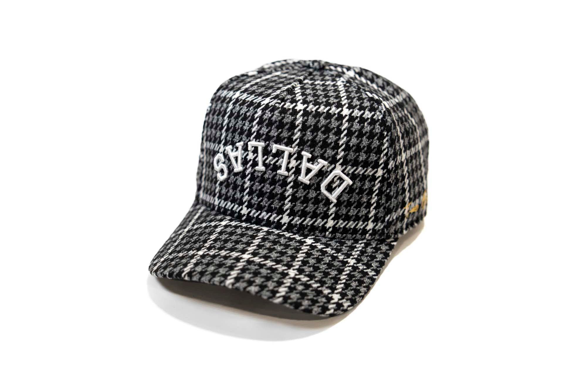 Houndstooth - BLACK / GRAY (white)