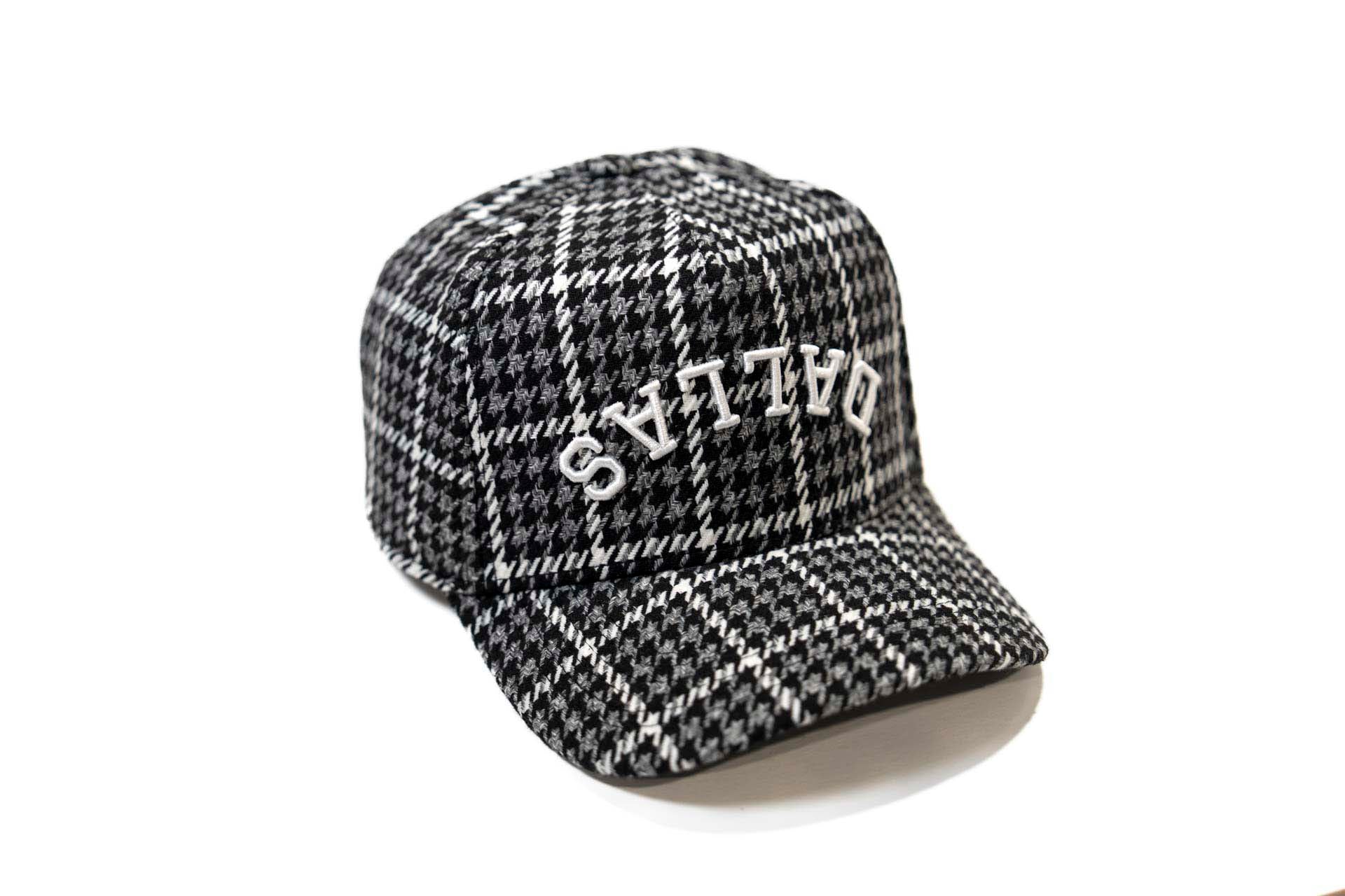 Houndstooth - BLACK / GRAY (white)