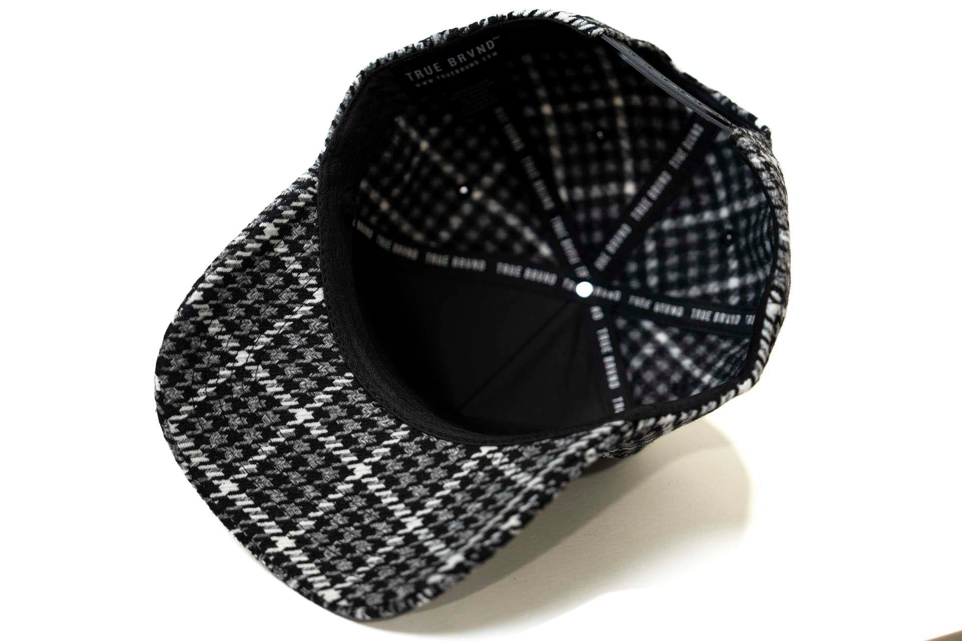 Houndstooth - BLACK / GRAY (white)