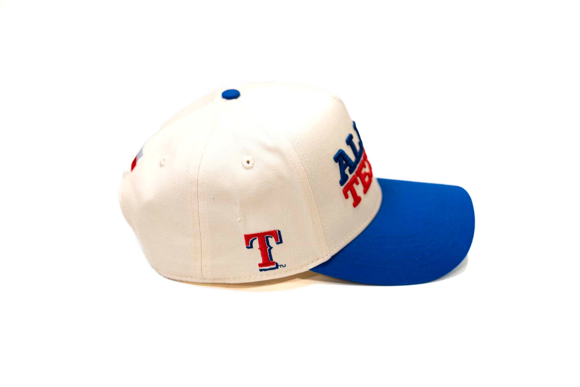 Texas Rangers x True Brvnd - ROYAL / OFFWHITE (All for Texas)