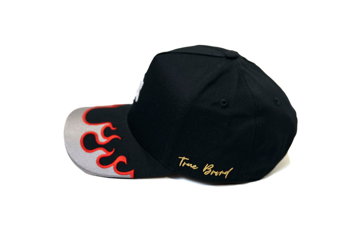 Dallas Gothic "D" - BLACK (Flame)