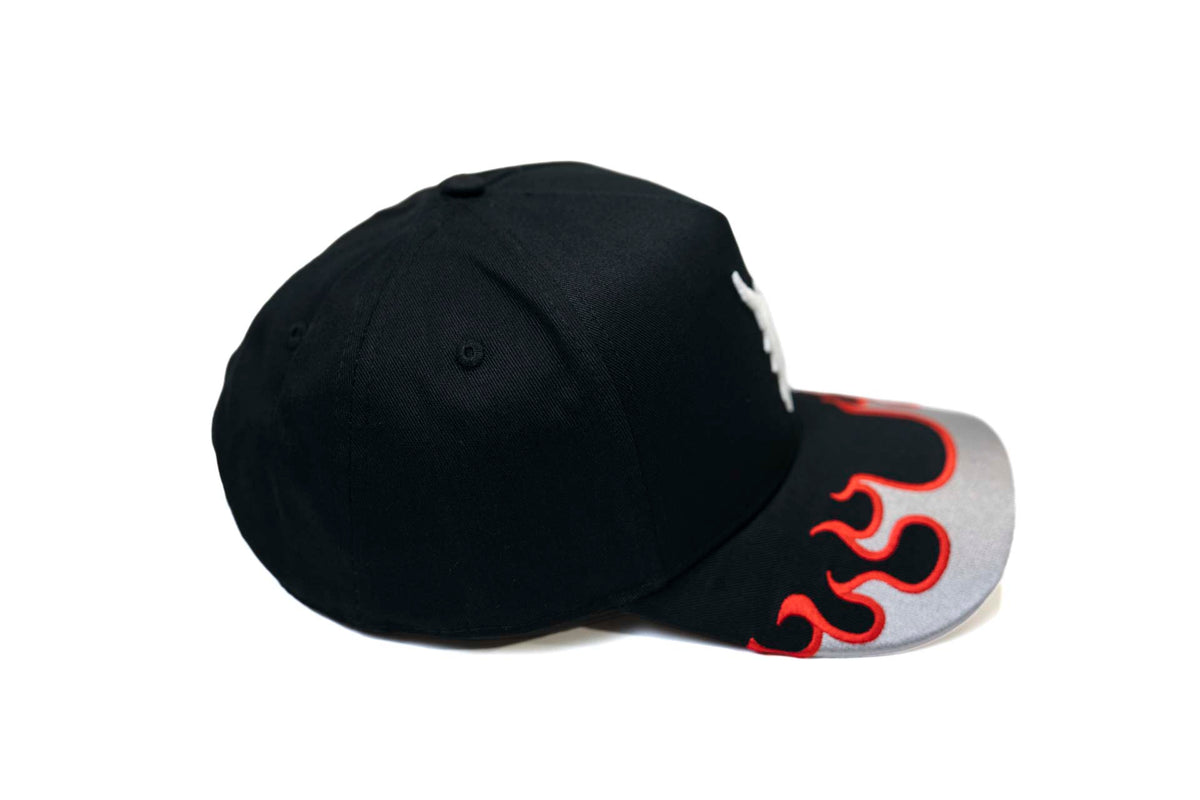 Dallas Gothic "D" - BLACK (Flame)