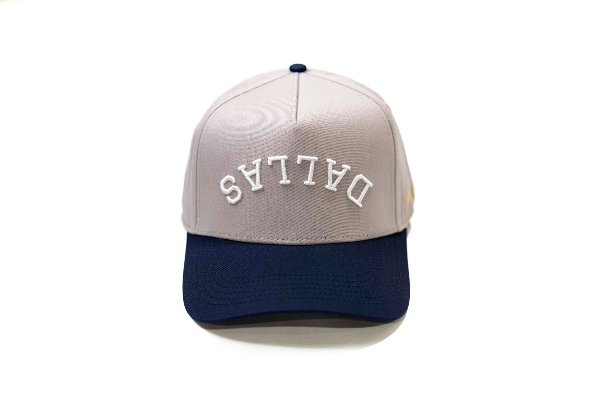 Precurved Dallas snapback - NAVY / GRAY