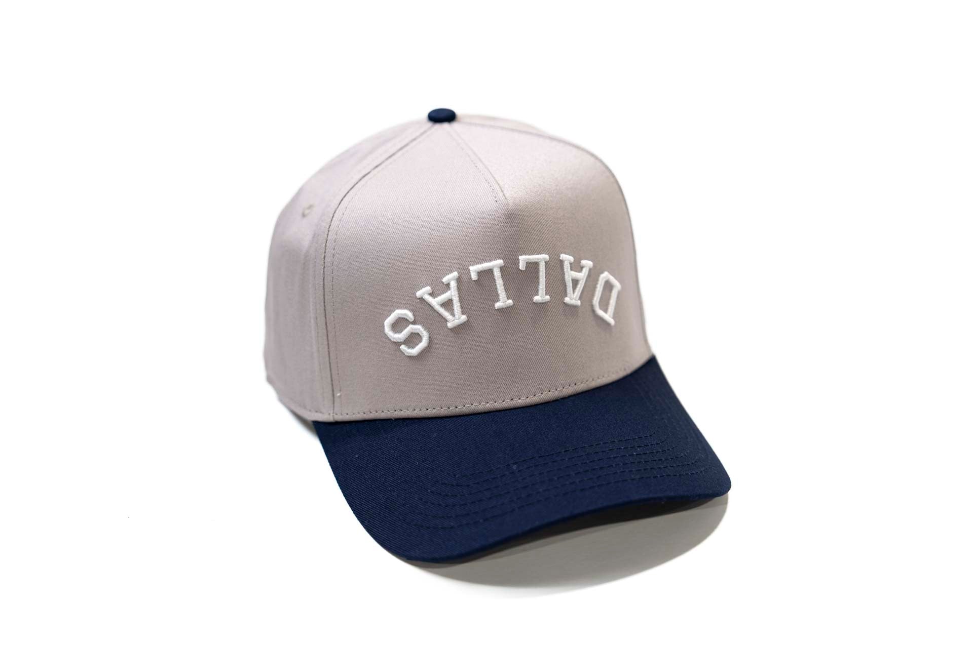 Precurved Dallas snapback - NAVY / GRAY