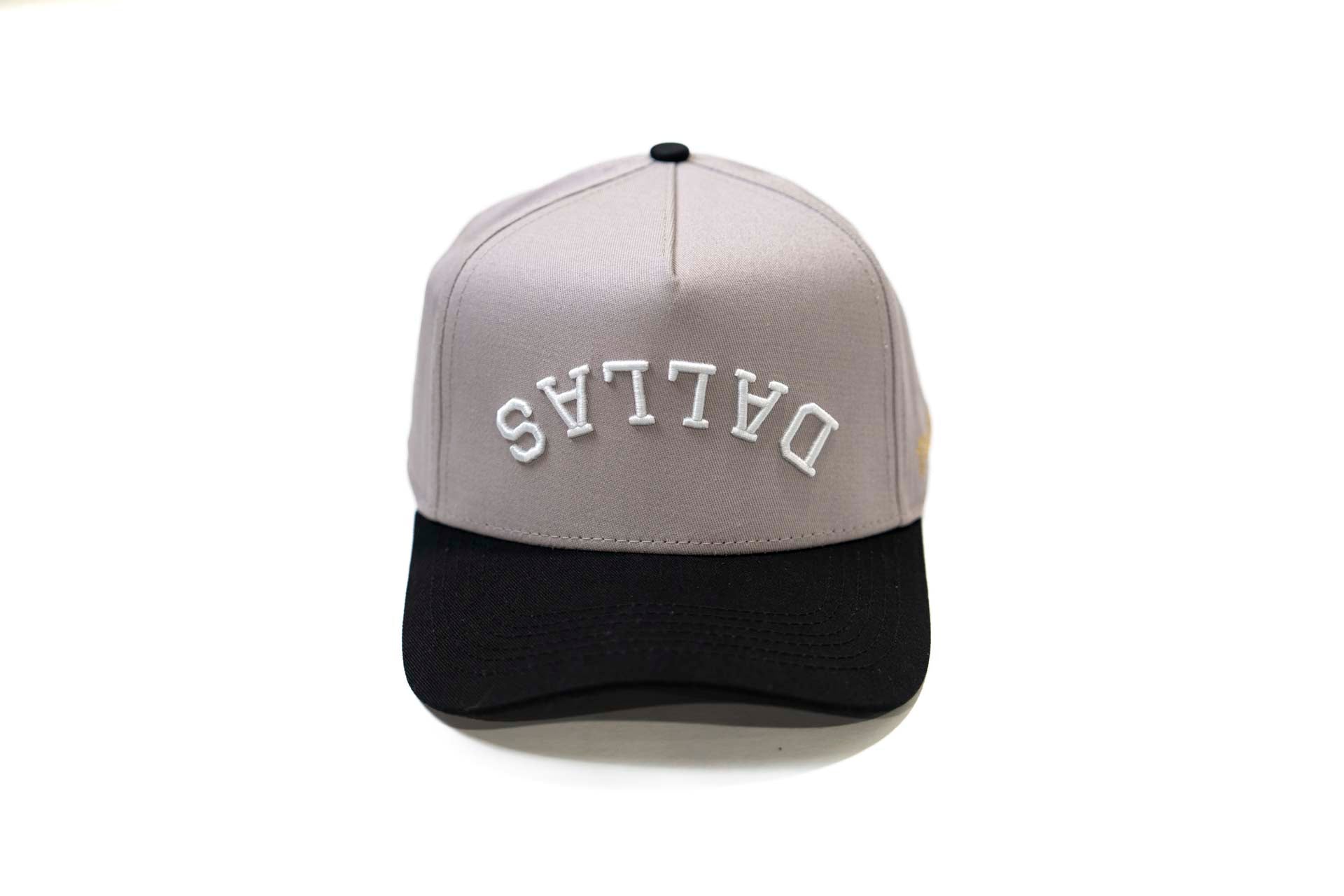 Precurved Dallas snapback - BLACK / GRAY